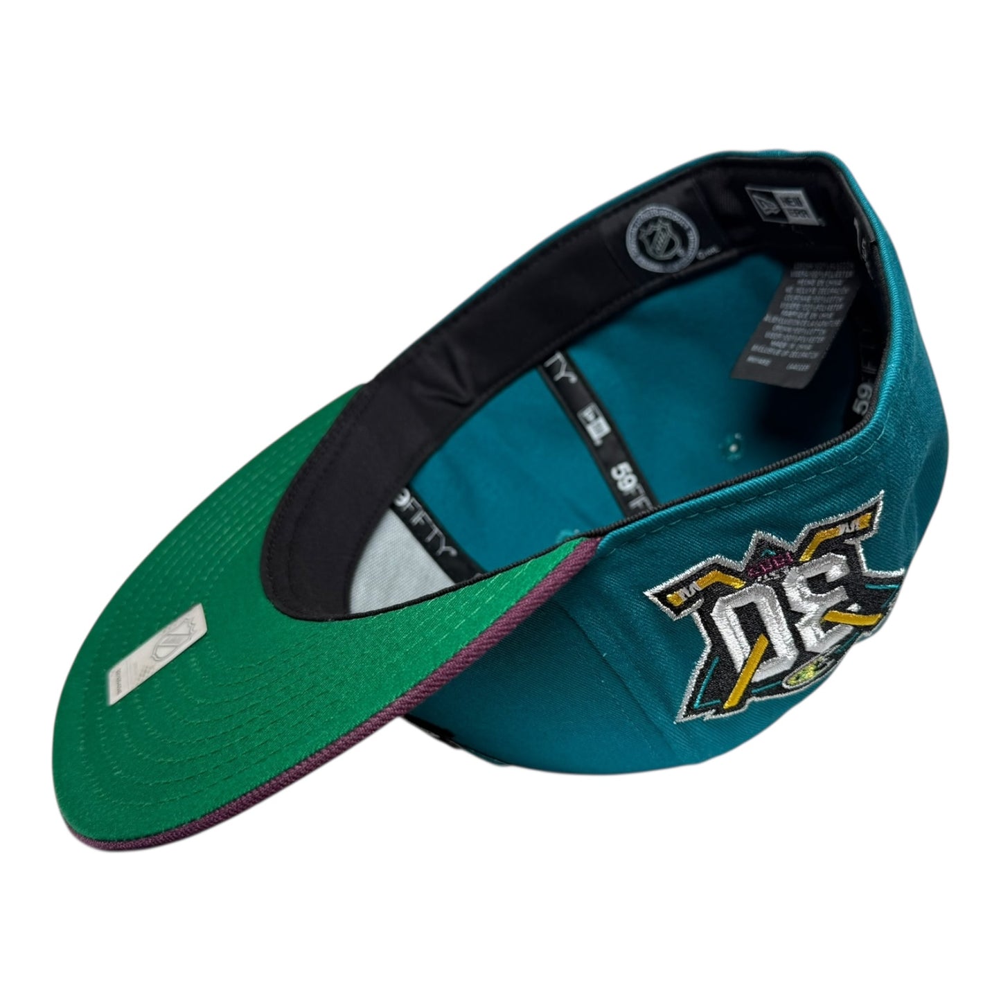 Anaheim Ducks 30th Anniversary Maroon Jersey Inspired New Era 59Fifty Fitted Hat