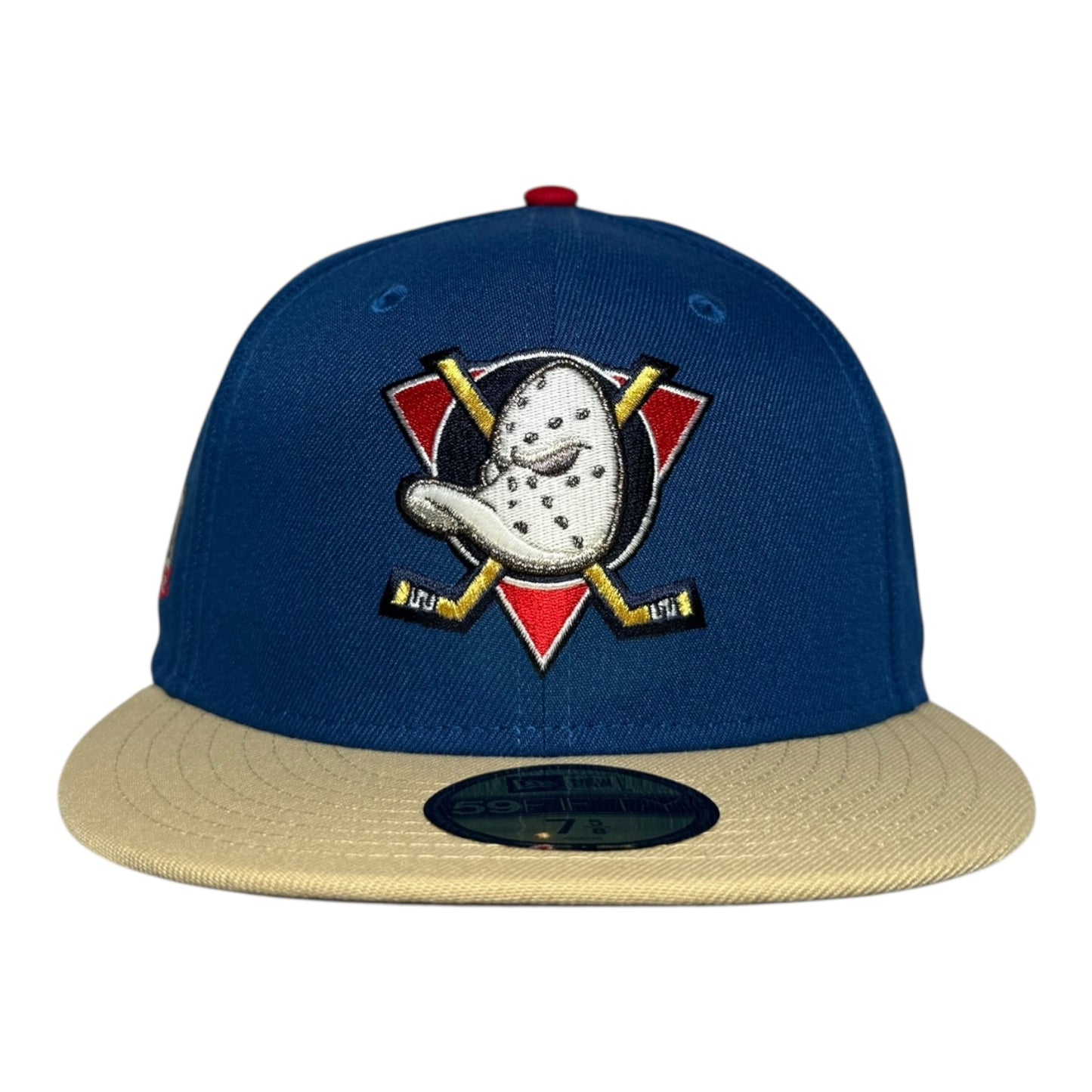 Anaheim Ducks 20th Anniversary Gordon Bombay Team USA Jacket New Era 59Fifty Fitted Hat