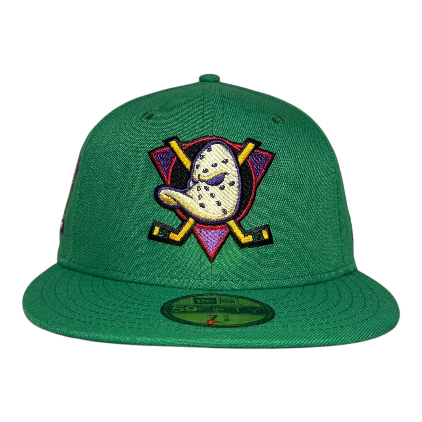 Anaheim Ducks 30th Anniversary "District 5" Solid Green New Era 59Fifty Fitted Hat