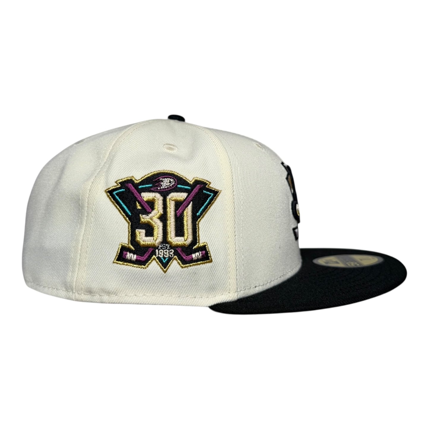 Anaheim Ducks 30th Anniversary Pinky UV New Era 59Fifty Fitted Hat