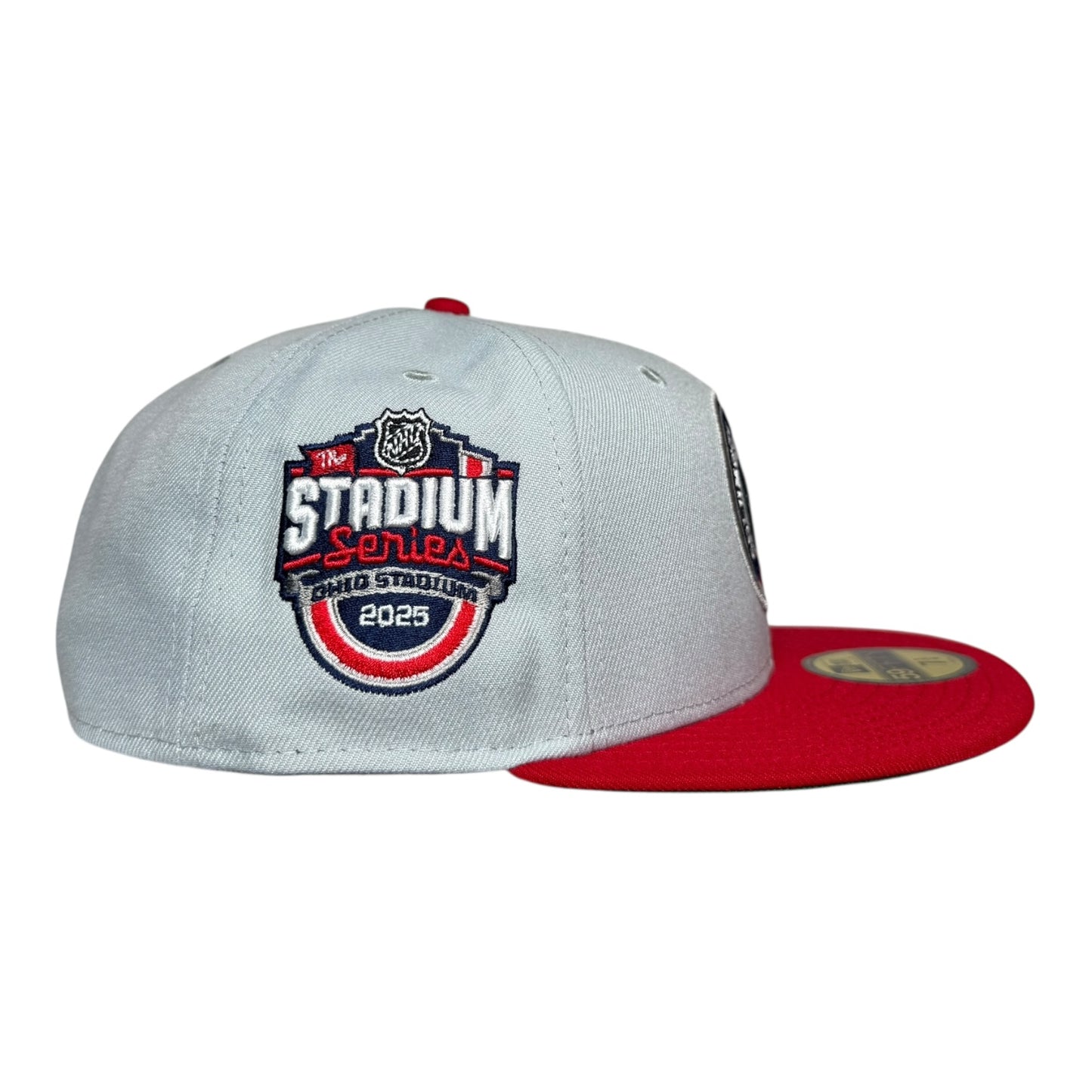 Columbus Blue Jackets 2025 Stadium Patch New Era 59Fifty Fitted Hat