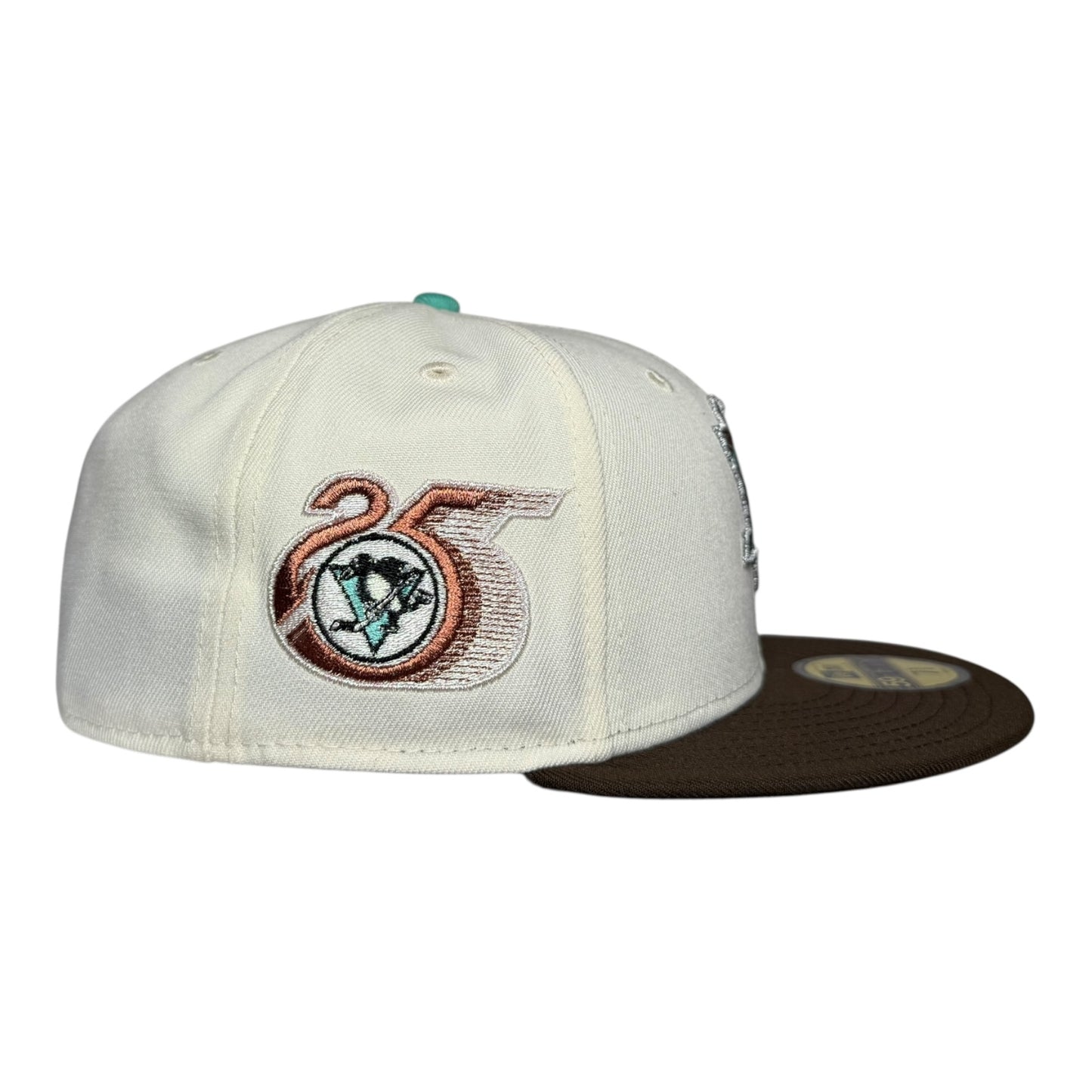 Pittsburgh Penguins 25 Years "Hershey's Mint Chocolate" New Era 59Fifty Fitted Hat