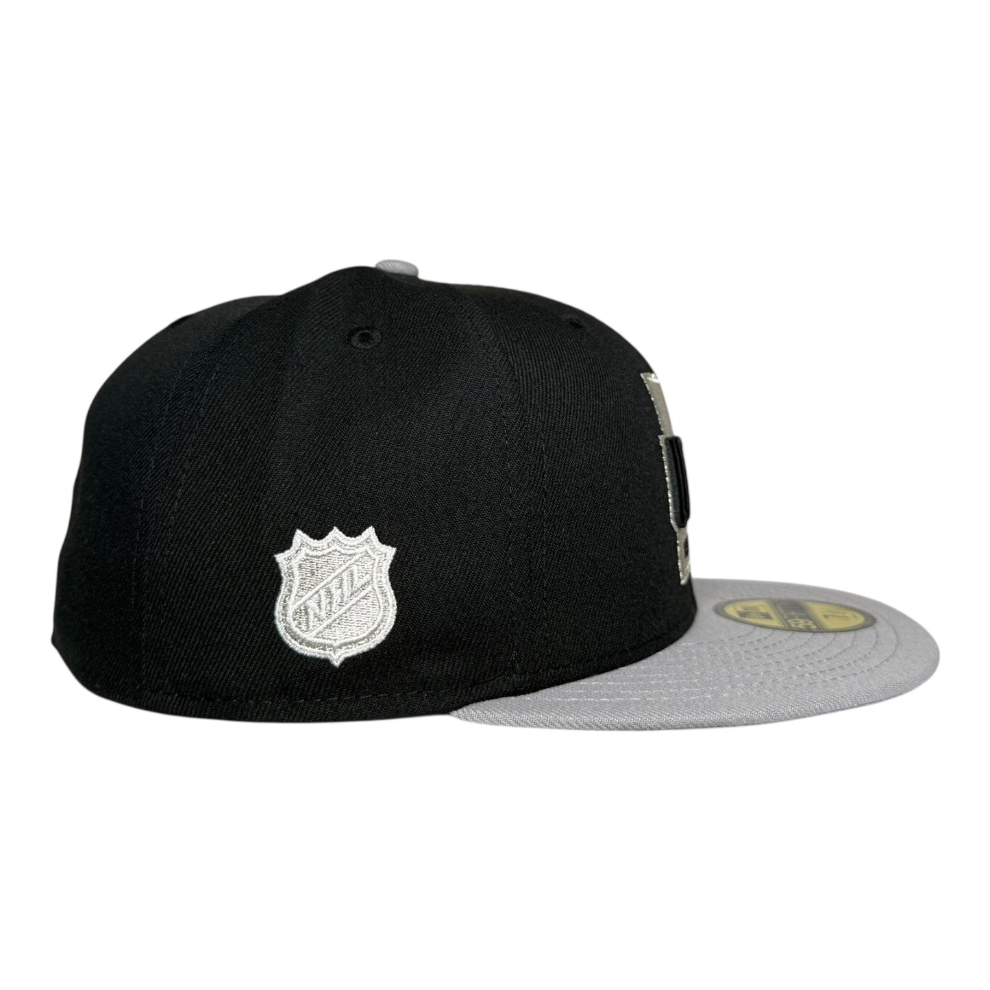 Utah Hockey Club Black and Silver Metallic New Era 59Fifty Fitted Hat