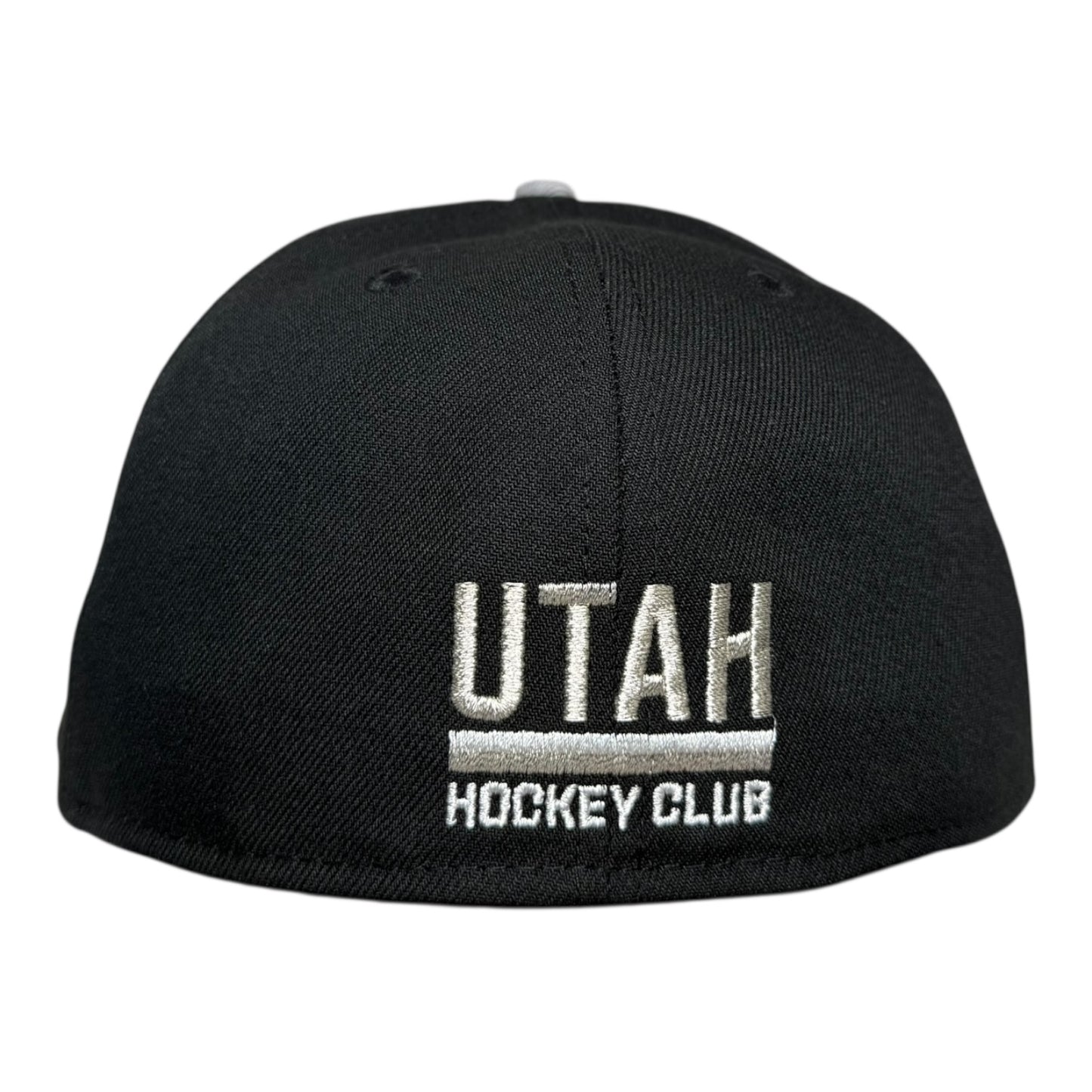 Utah Hockey Club Black and Silver Metallic New Era 59Fifty Fitted Hat
