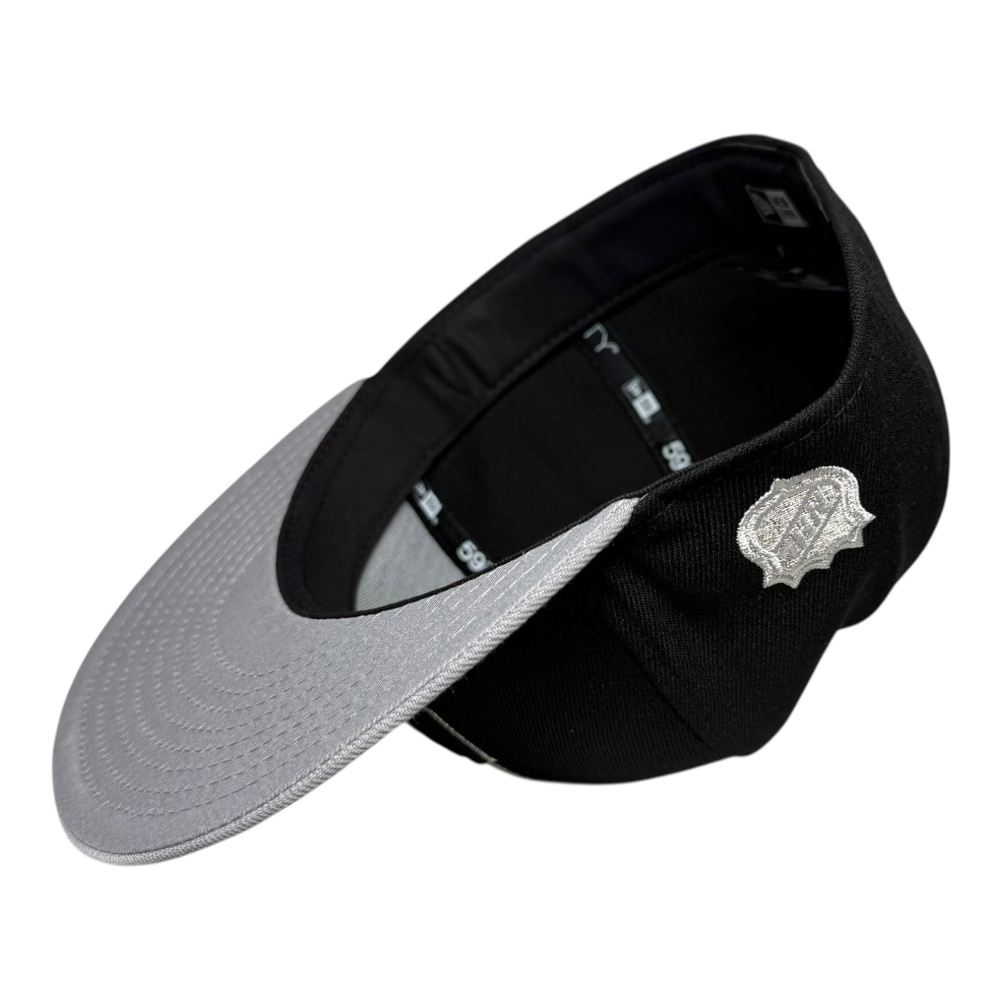 Utah Hockey Club Black and Silver Metallic New Era 59Fifty Fitted Hat