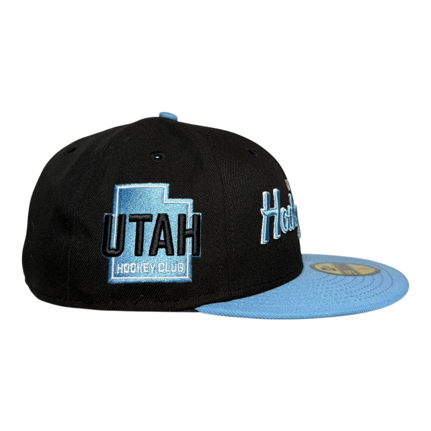 Utah Hockey Club Black and Blue Script Inaugural Season New Era 59Fifty Fitted Hat