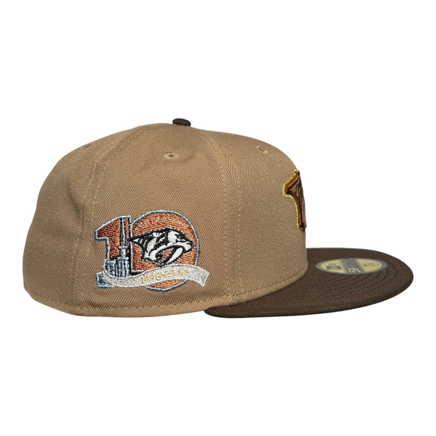 Nashville Predators "Sabretooth Predator" 10th Anniversary New Era 59Fifty Fitted Hat