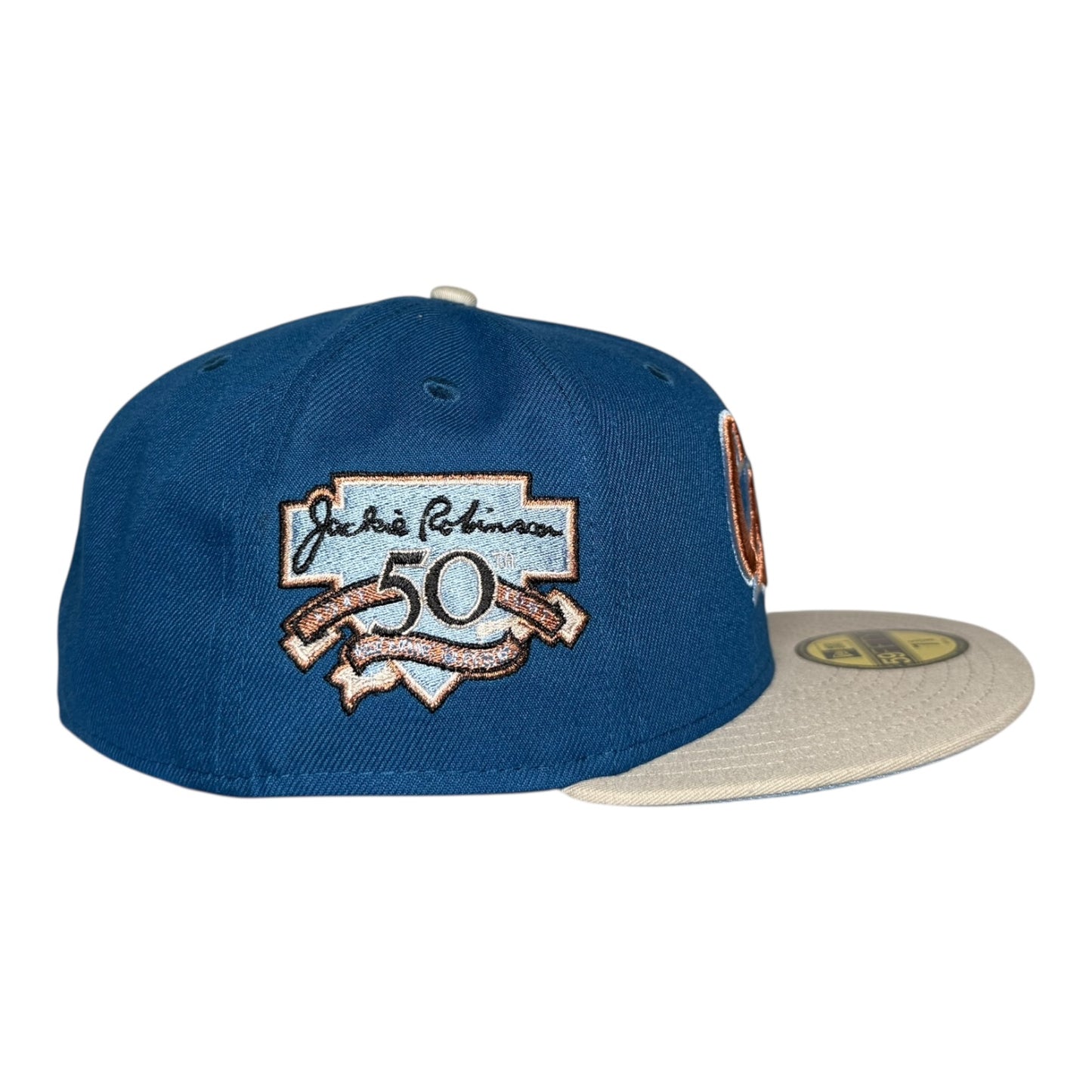 Chicago Cubs Jackie Robinson 50th Anniversary New Era 59Fifty Fitted Hat