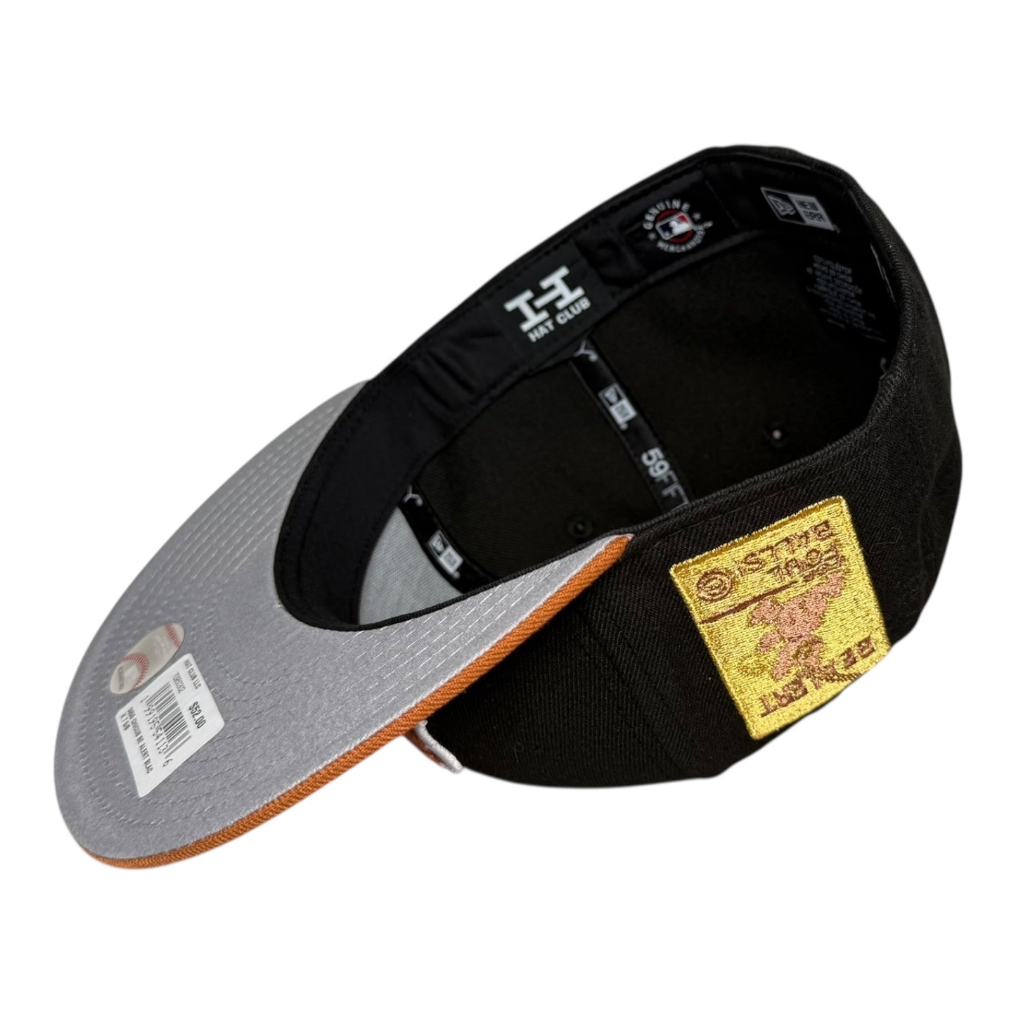 Chicago Cubs Be Alert for Foul Balls Hat Club New Era 59Fifty Fitted Hat Black