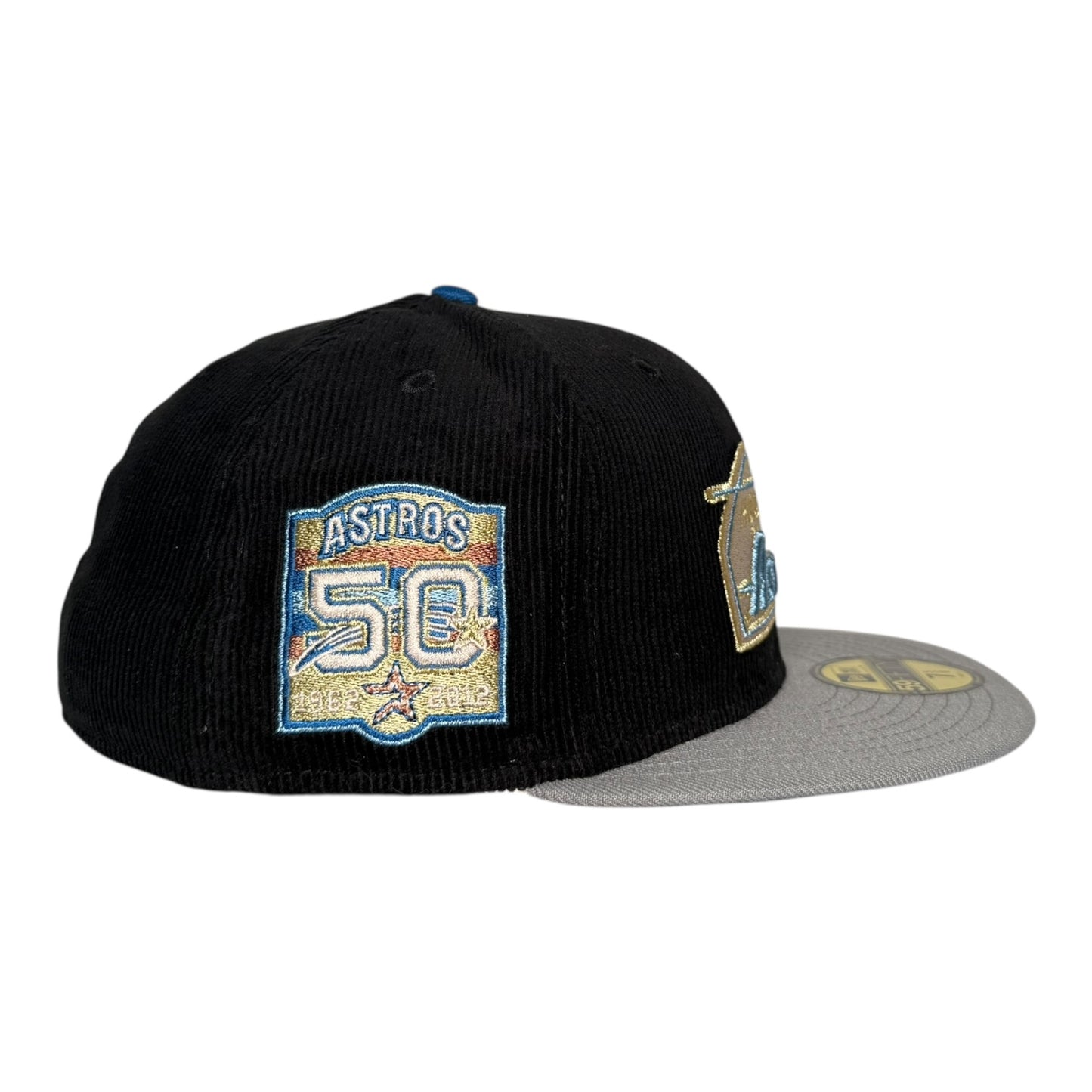 Houston Astros 50th Anniversary Black Corduroy New Era 59Fifty Fitted Hat