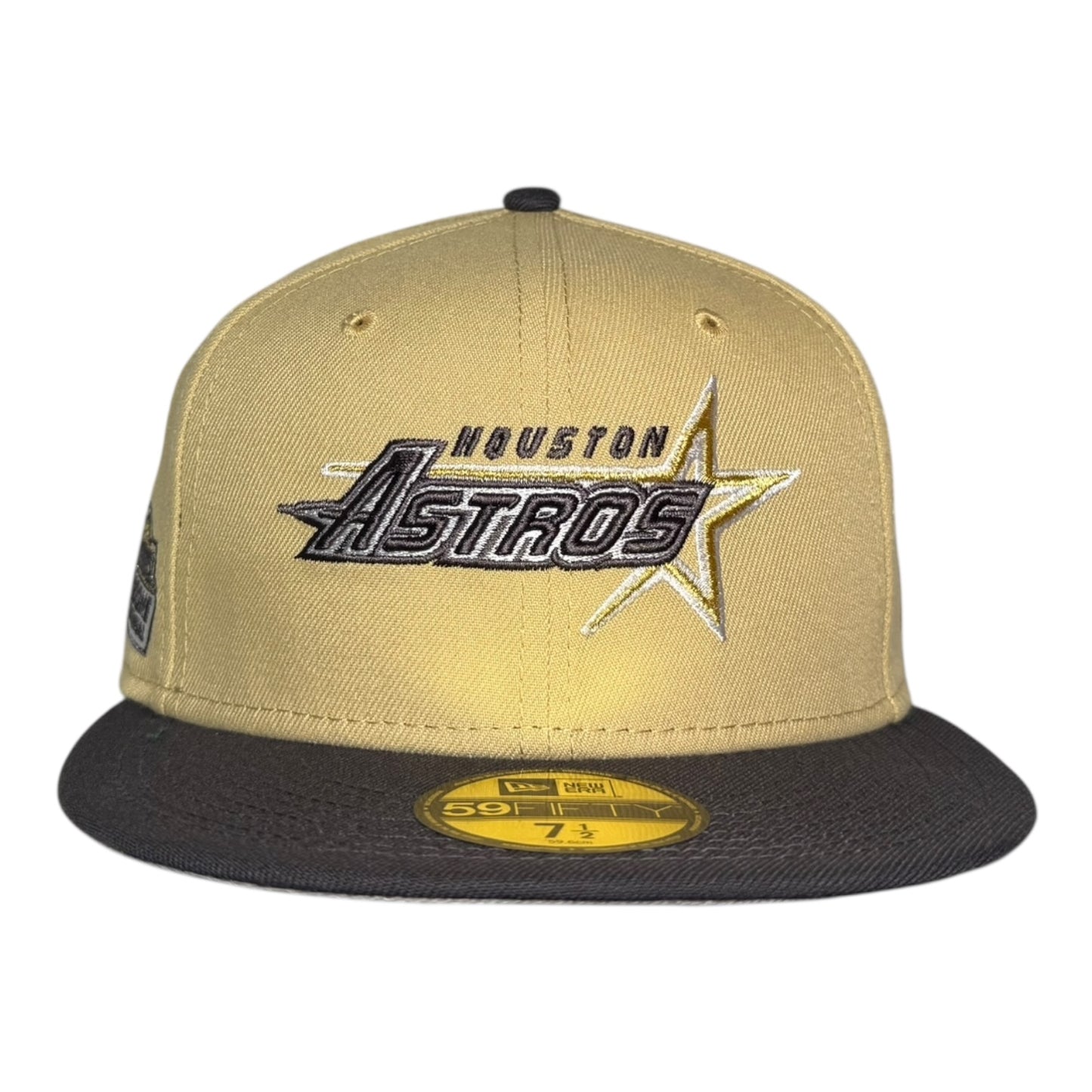 Houston Astros Astrodome Vegas Gold Two Tone Edition New Era 59Fifty Fitted Hat