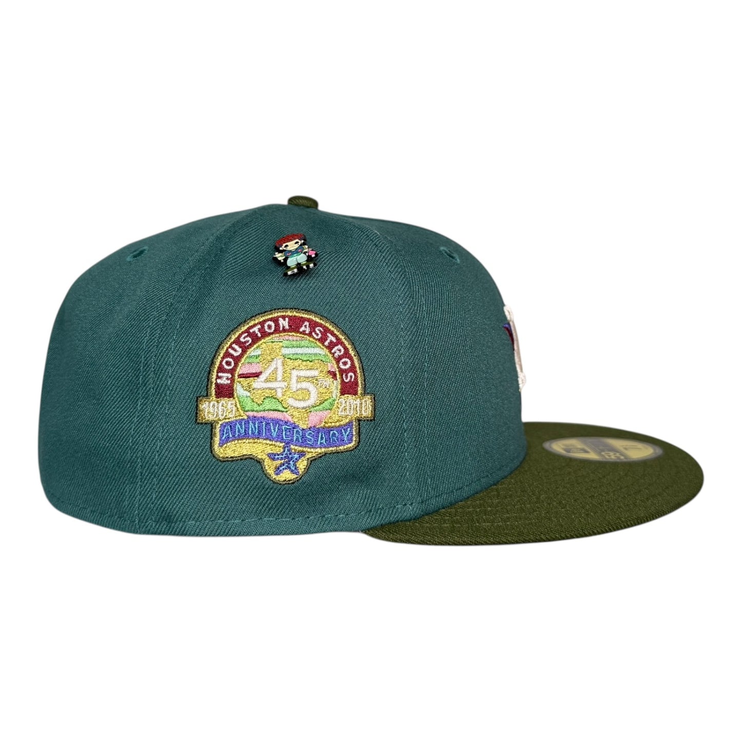 Houston Astros 45th Anniversary with Pin New Era 59Fifty Fitted Hat
