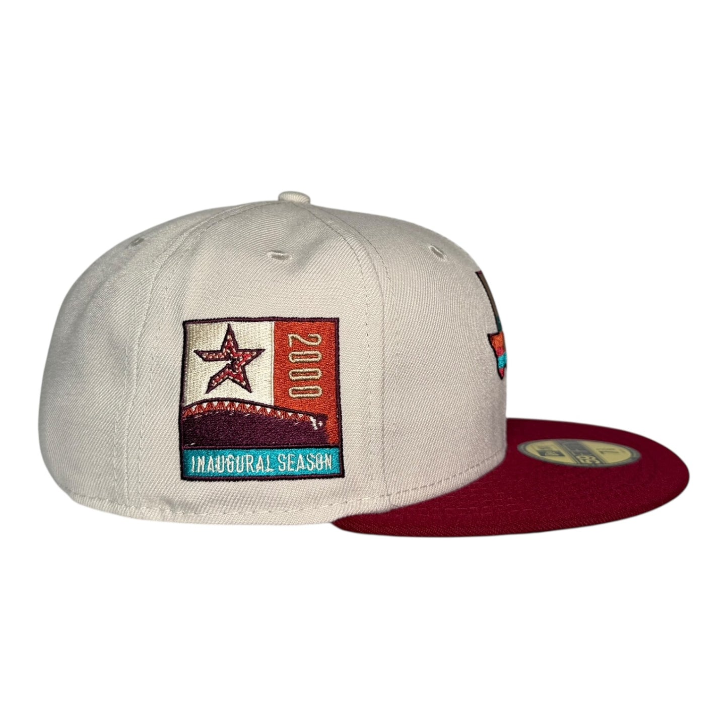 Houston Astros 2000 Inaugural Season Texas State Logo New Era 59Fifty Fitted Hat