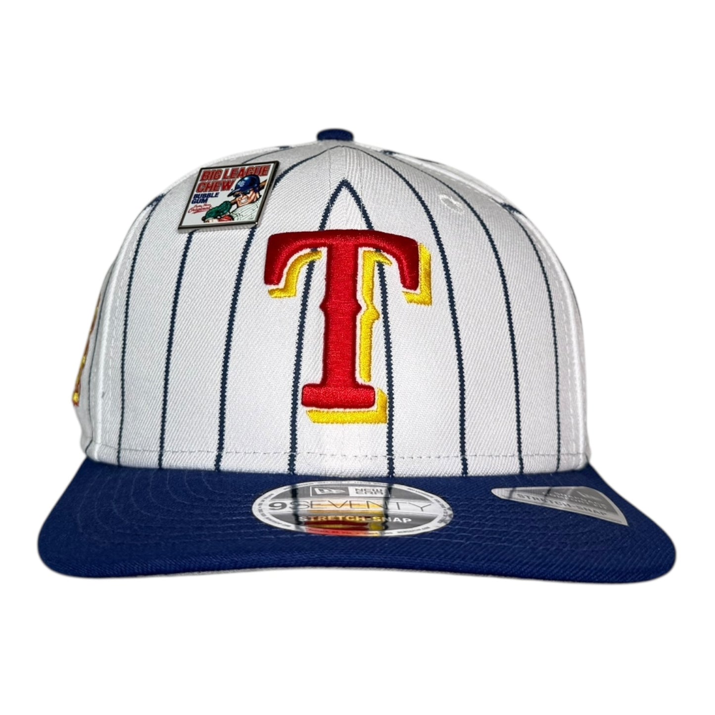 Texas Rangers x Big League Chew Striped New Era Snapback Hat