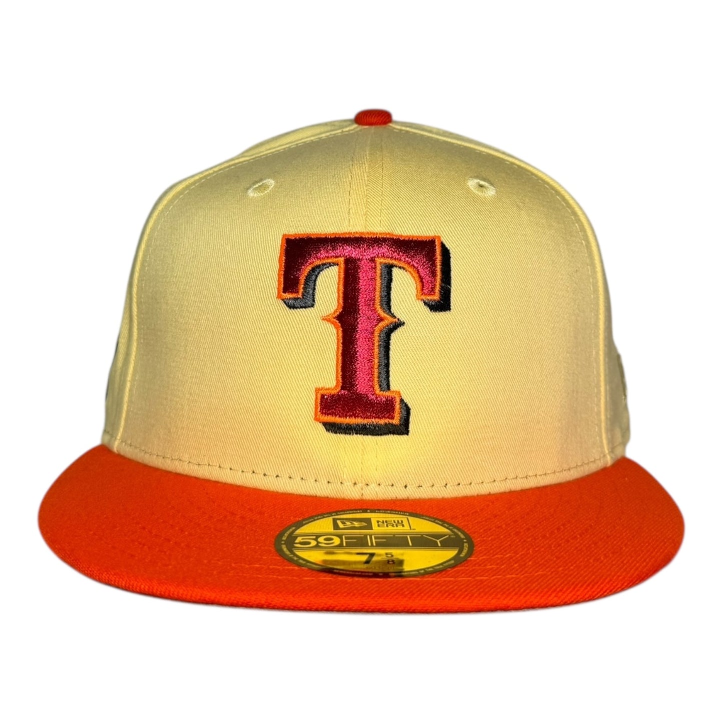Texas Rangers 2024 All Star Game New Era 59Fifty Fitted Hat Lemon Zest Satsuma Mandarin