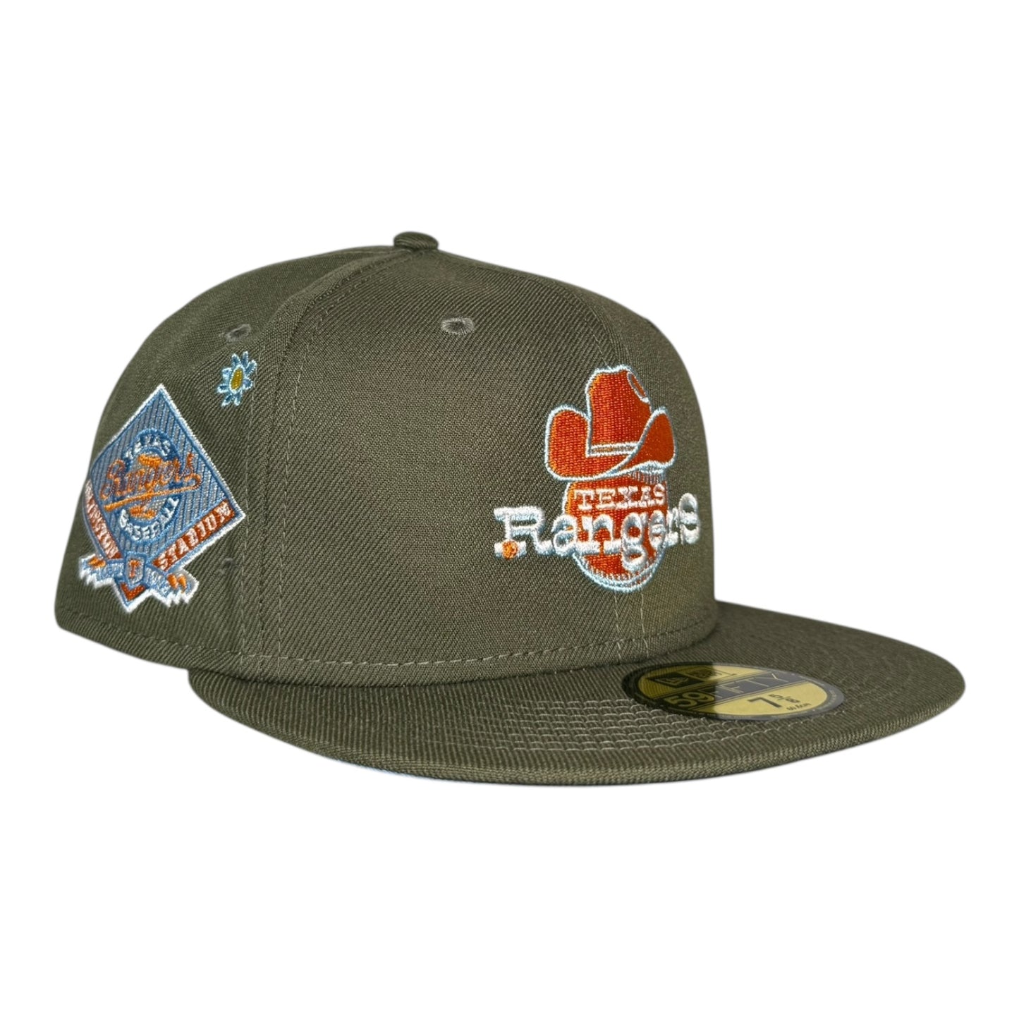 Texas Rangers "Super Bloom" Arlington Stadium Hat Club New Era 59Fifty Fitted Hat