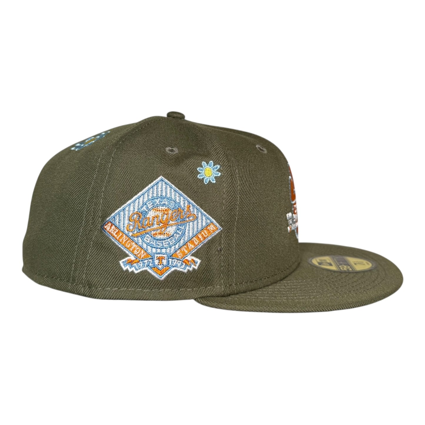 Texas Rangers "Super Bloom" Arlington Stadium Hat Club New Era 59Fifty Fitted Hat