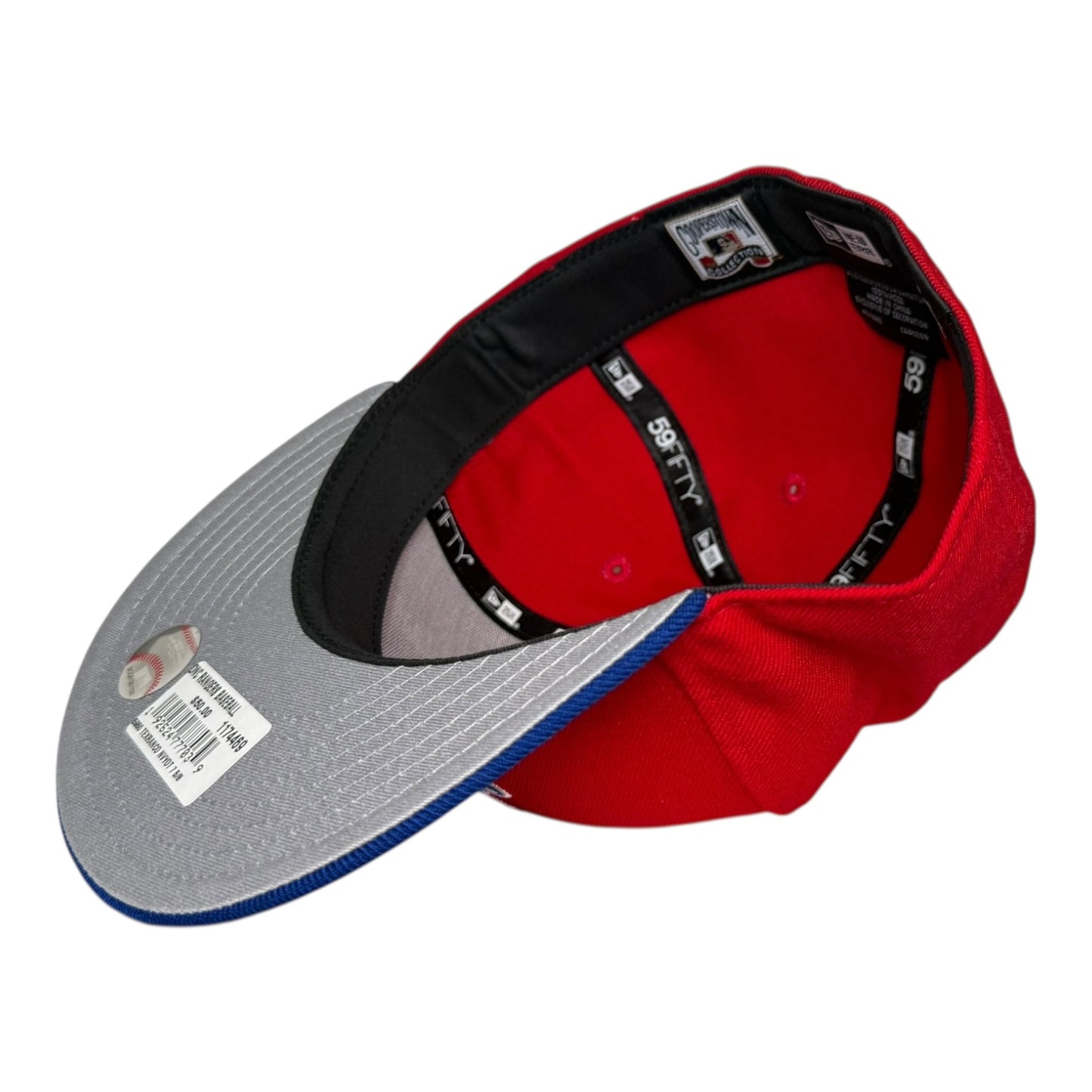 Texas Rangers TR Baseball State Logo New Era 59Fifty Fitted Hat