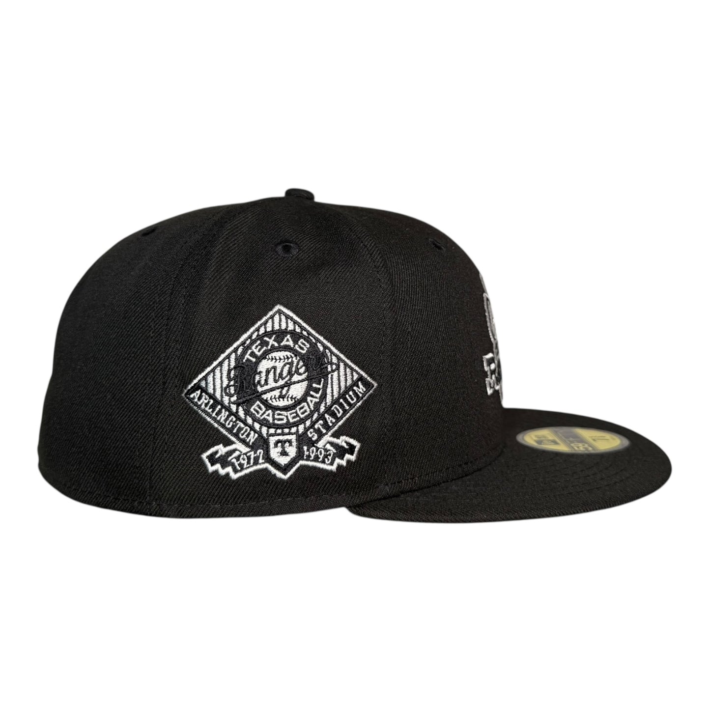 Texas Rangers Arlington Stadium Black New Era 59Fifty Fitted Hat