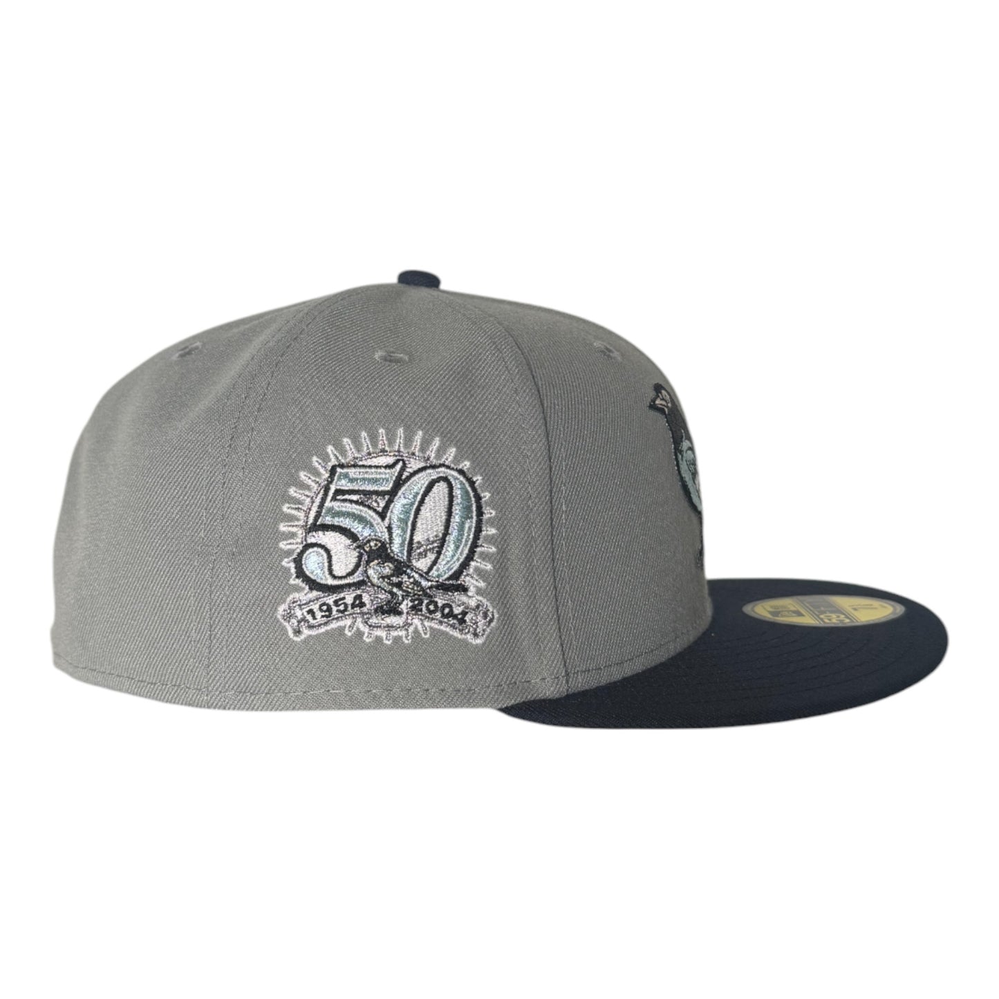 Baltimore Orioles 50th Anniversary Grey UV (Cool Grey/Navy) New Era 59Fifty Fitted Hat