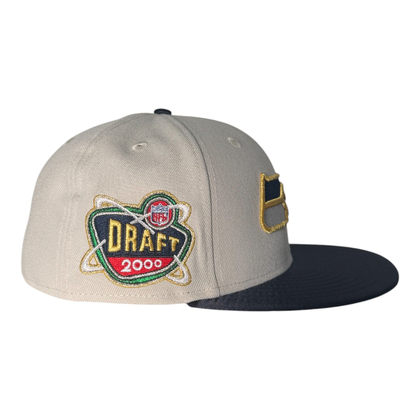 Seattle Seahawks Draft 2000 Metallic Stone Two Tone Edition New Era 59Fifty Fitted Hat