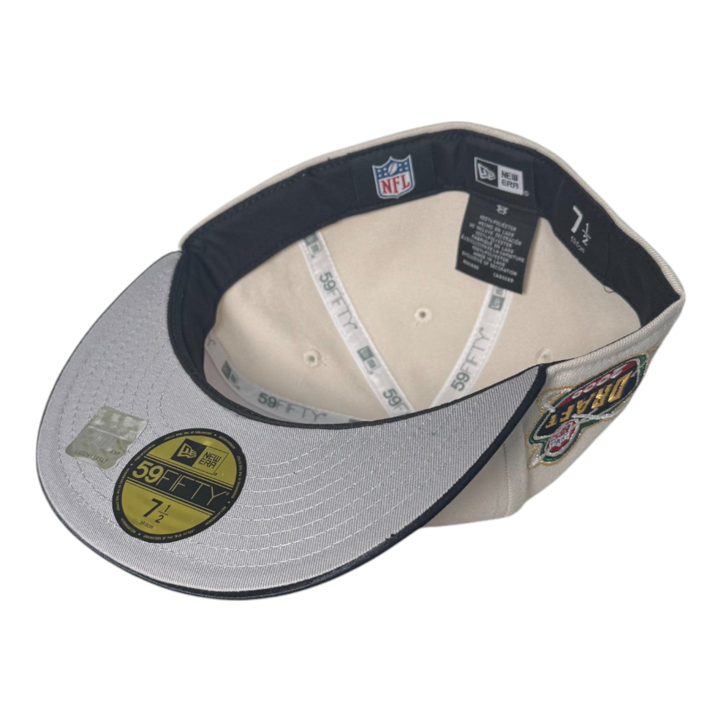 Seattle Seahawks Draft 2000 Metallic Stone Two Tone Edition New Era 59Fifty Fitted Hat