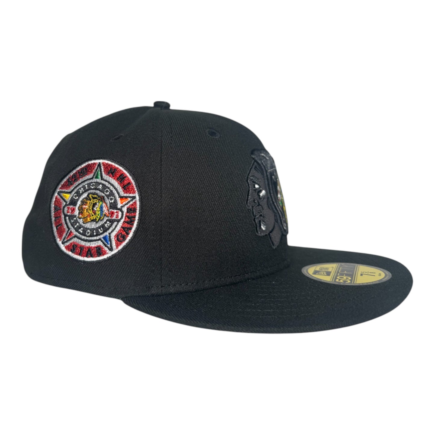 Chicago Blackhawks 1991 All Star Game Patch Hat New Era 59Fifty