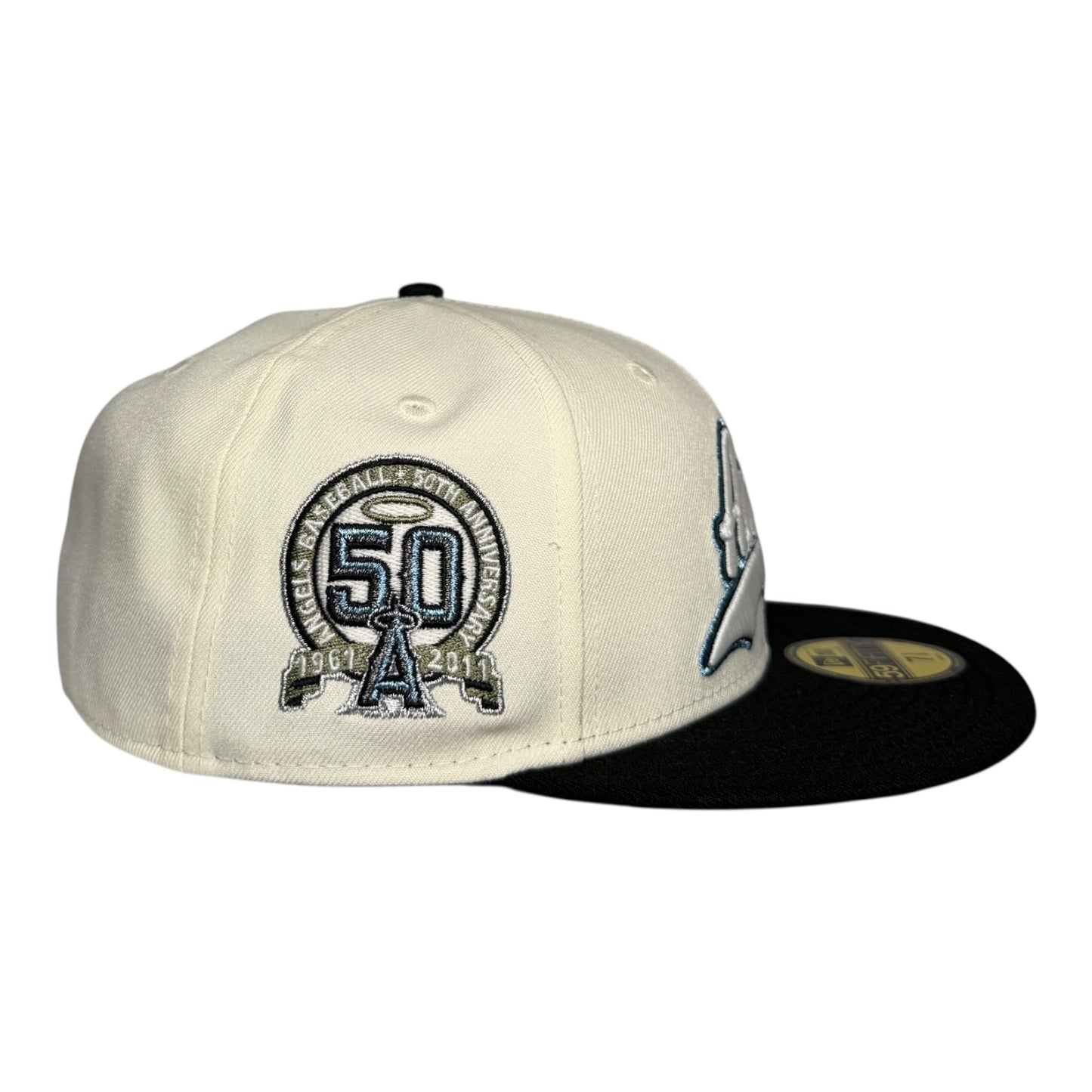 Los Angeles Angels 50th Anniversary "Heaven Has to Wait" New Era 59Fifty Fitted Hat
