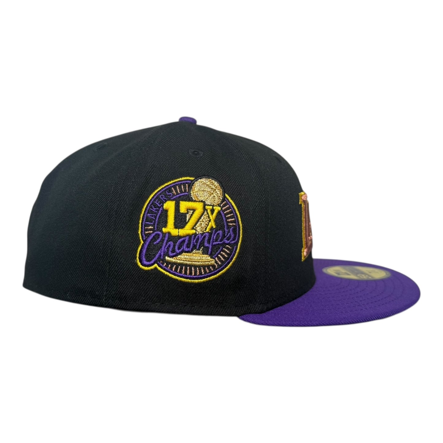 Los Angeles Lakers 17x Champs New Era 59Fifty Fitted Hat