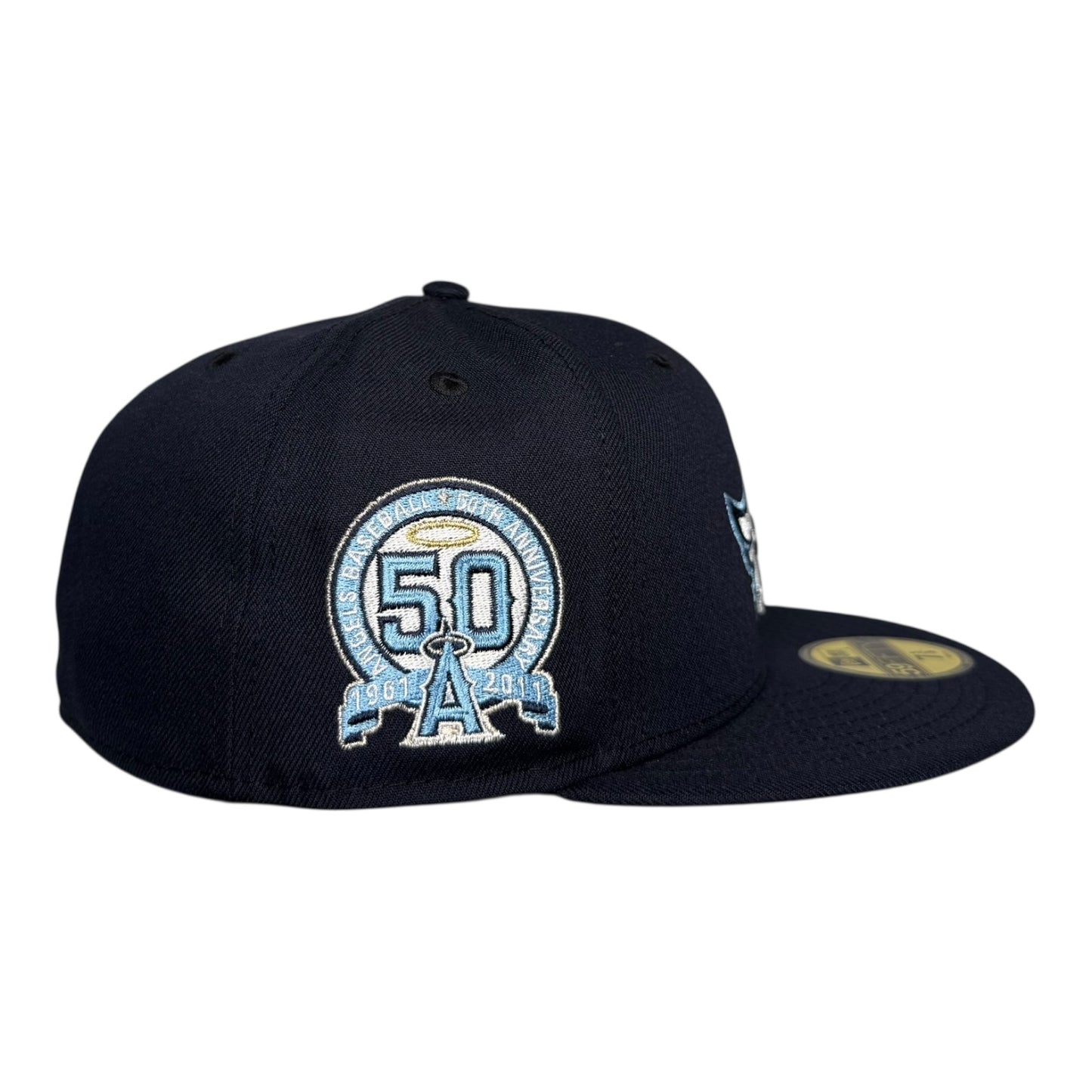 Los Angeles Angels 50th Anniversary Navy New Era 59Fifty Fitted Hat