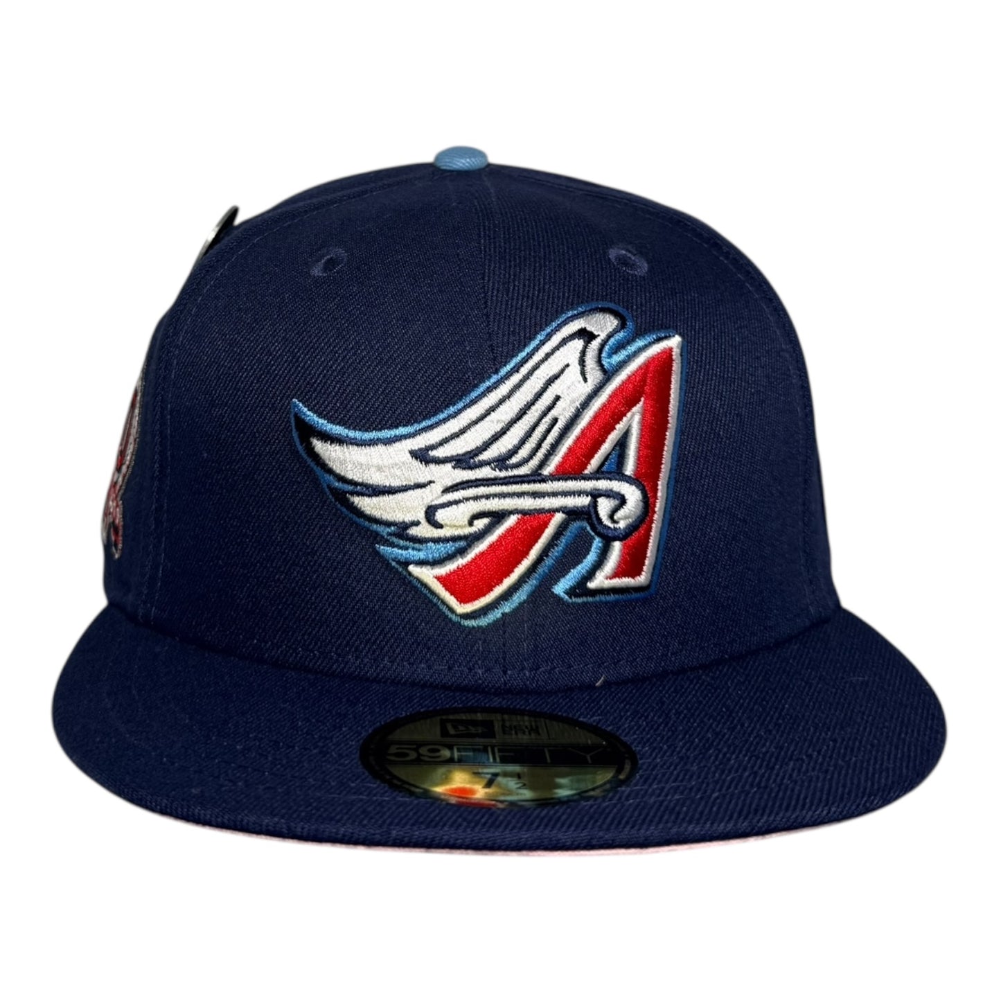 Los Angeles Angels 50th Anniversary Pinky with Pin Hat Club New Era 59Fifty Fitted Hat