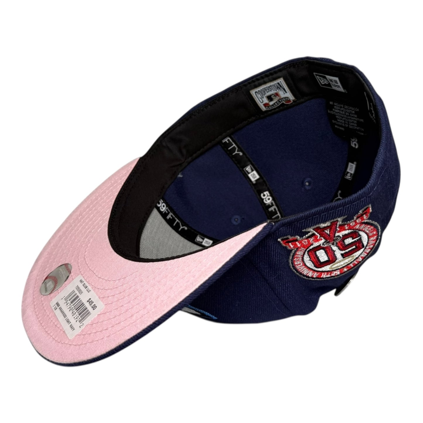 Los Angeles Angels 50th Anniversary Pinky with Pin Hat Club New Era 59Fifty Fitted Hat