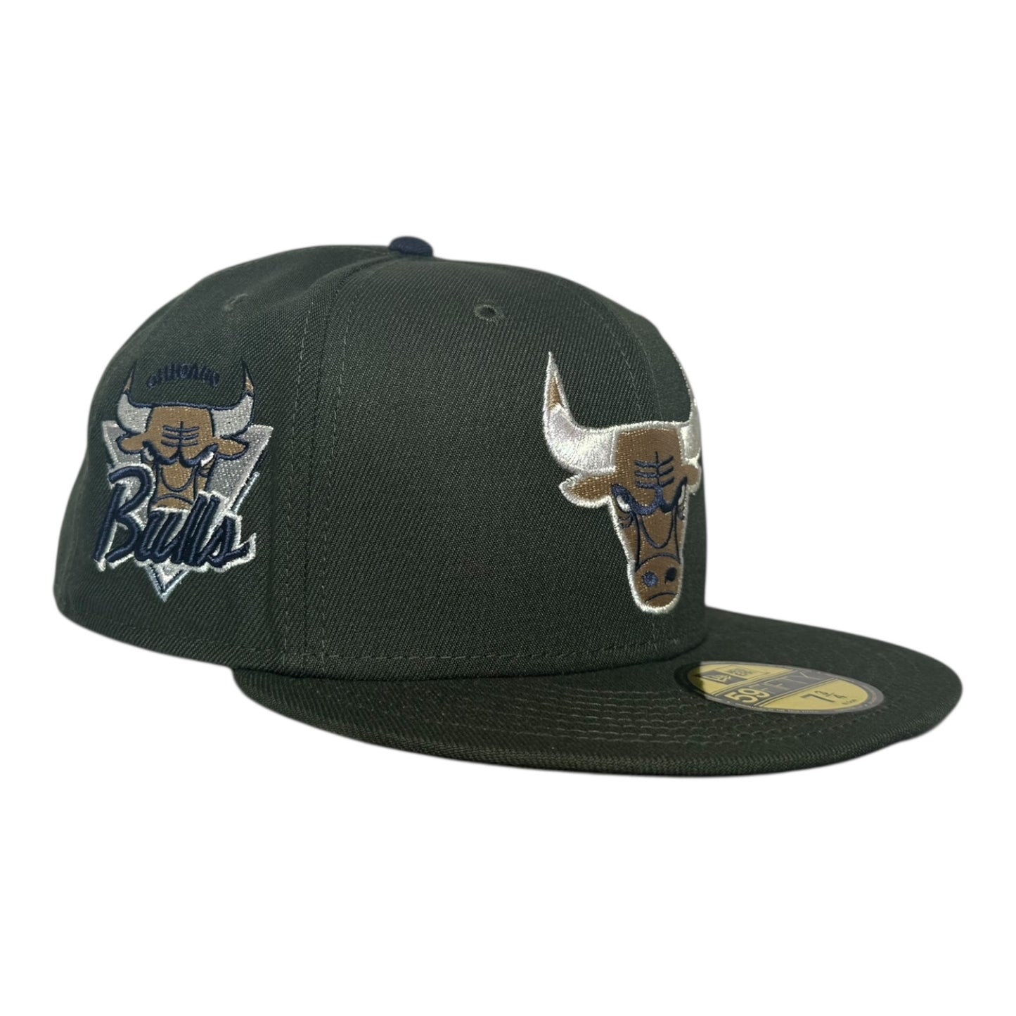 Chicago Bulls "Taurus" Seaweed Green New Era 59Fifty Fitted Hat