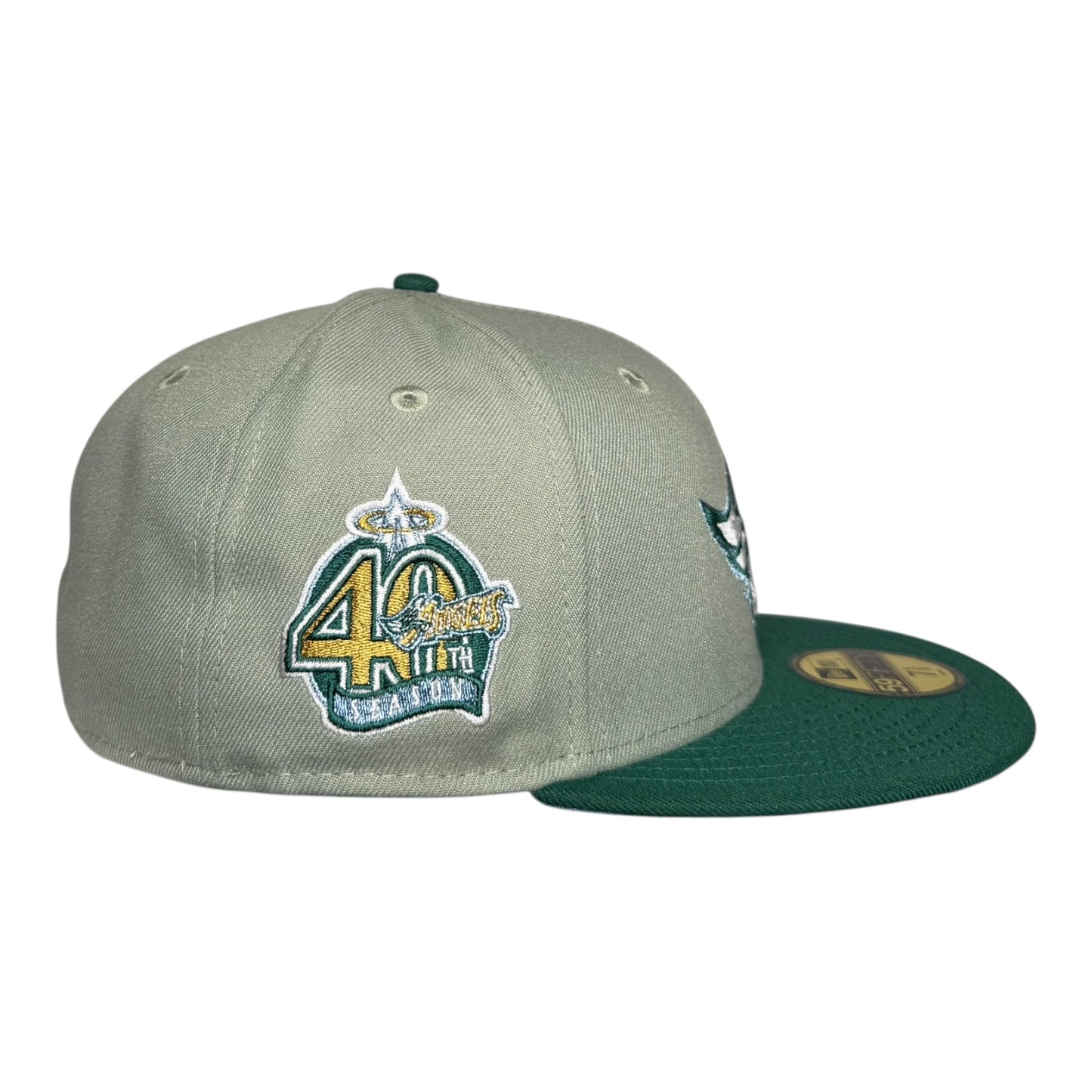 Los Angeles Angels 40th Season Green Hat Club New Era 59Fifty Fitted Hat