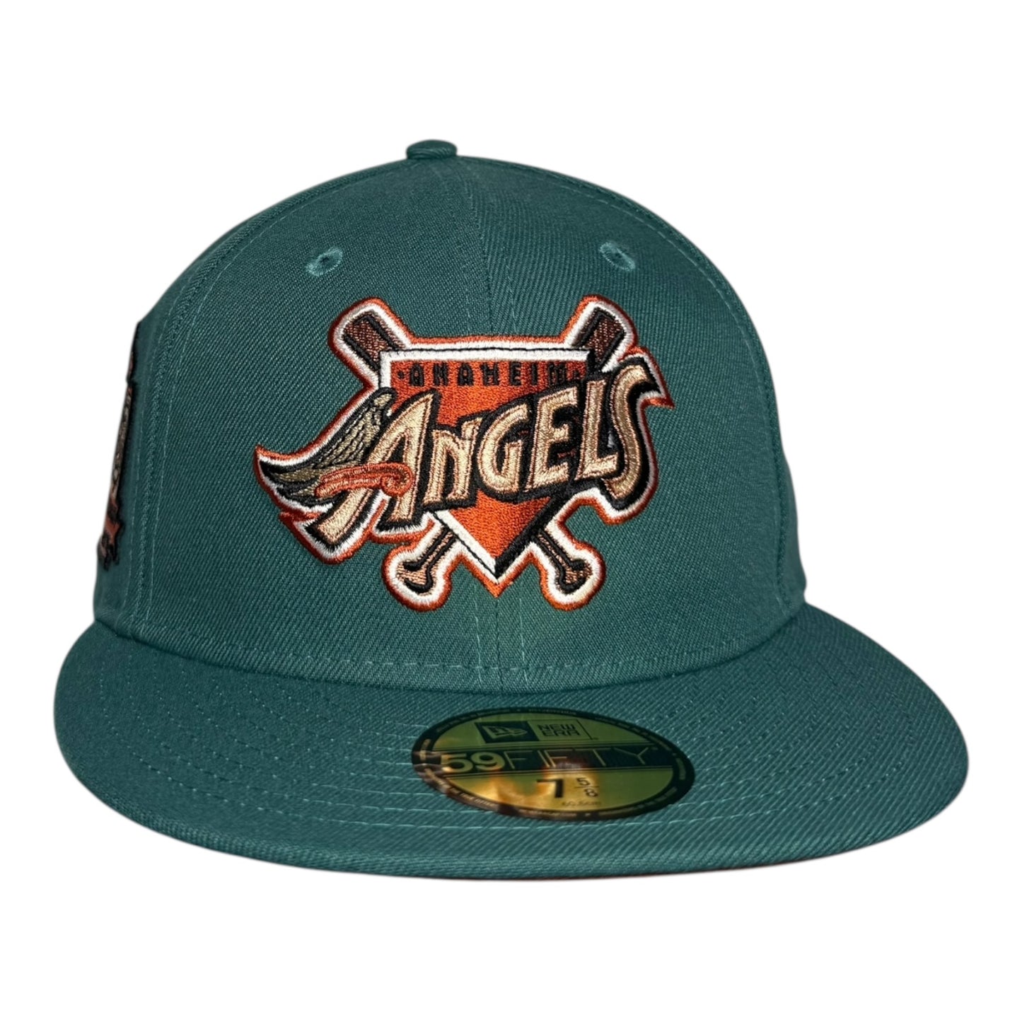Los Angeles Angels 50th Anniversary Pine Green New Era 59Fifty Fitted Hat