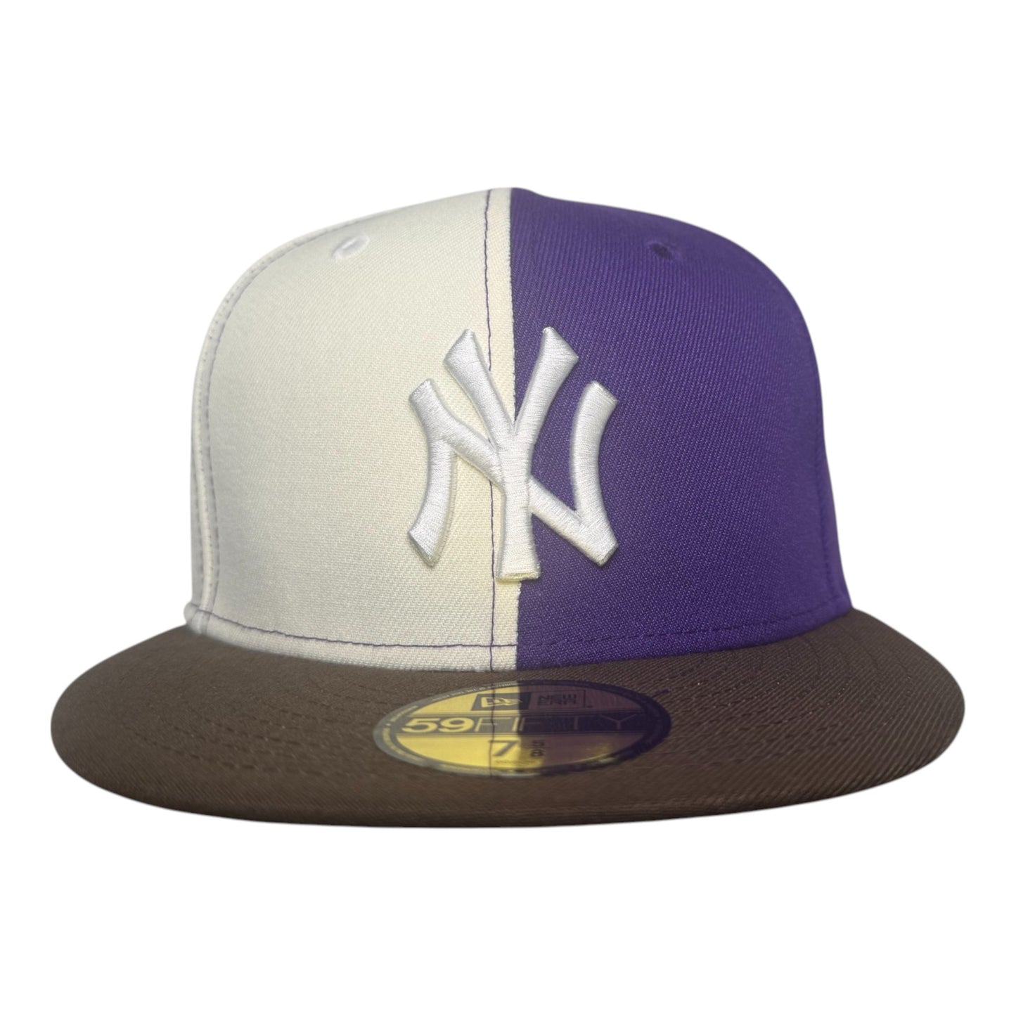 New York Yankees "🏔️ The Split 🏔️" 2000 Subway Series Chrome New Era 59Fifty Fitted Hat