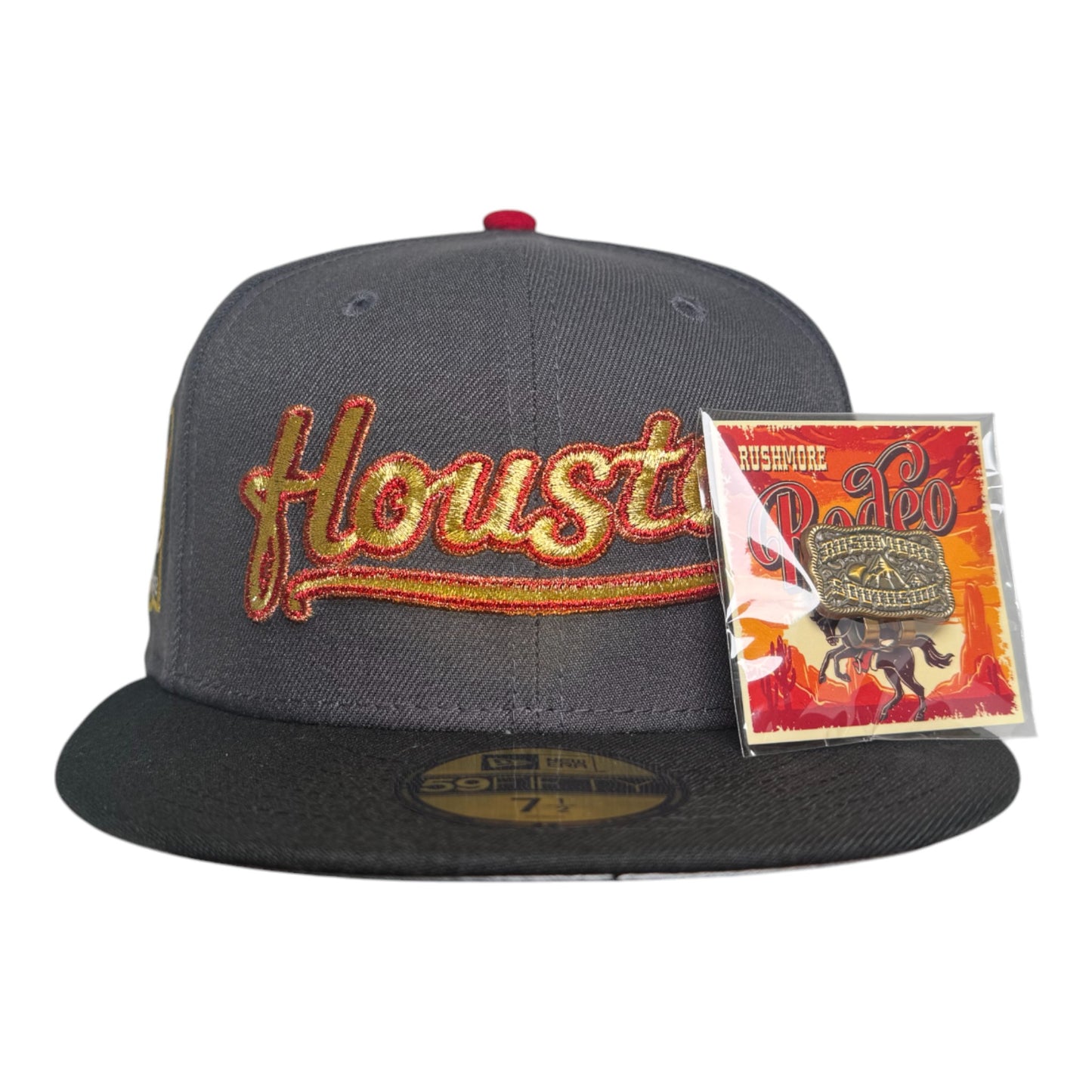 F 150 Goose 50 Year Gray Black Rushmore Houston Astros New Era Hat 5950 Fitted