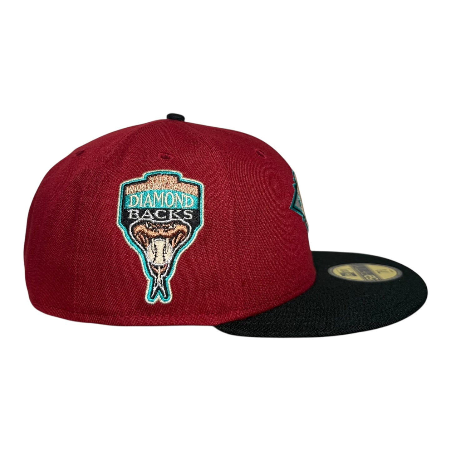 Arizona Diamondbacks "ANSWERBACKS" New Era 59Fifty Fitted Hat - Brick/Black/Pinky UV