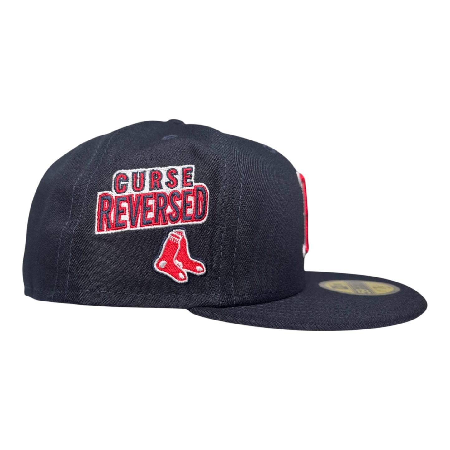 Boston Red Sox MLB Reverse The Curse 59FIFTY 'Greatest Comeback' New Era 59Fifty Fitted Hat