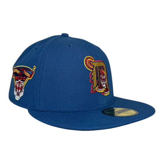 Detroit Tigers 2000 Detroit Tigers Metallic Gold UV New Era 59Fifty Fitted Hat