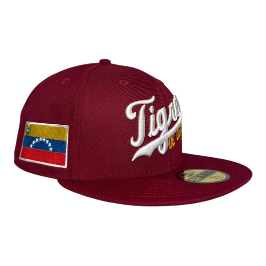 Detroit Tigers Venezuela Flag Patch Leon in the Lab New Era 59Fifty Fitted Hat