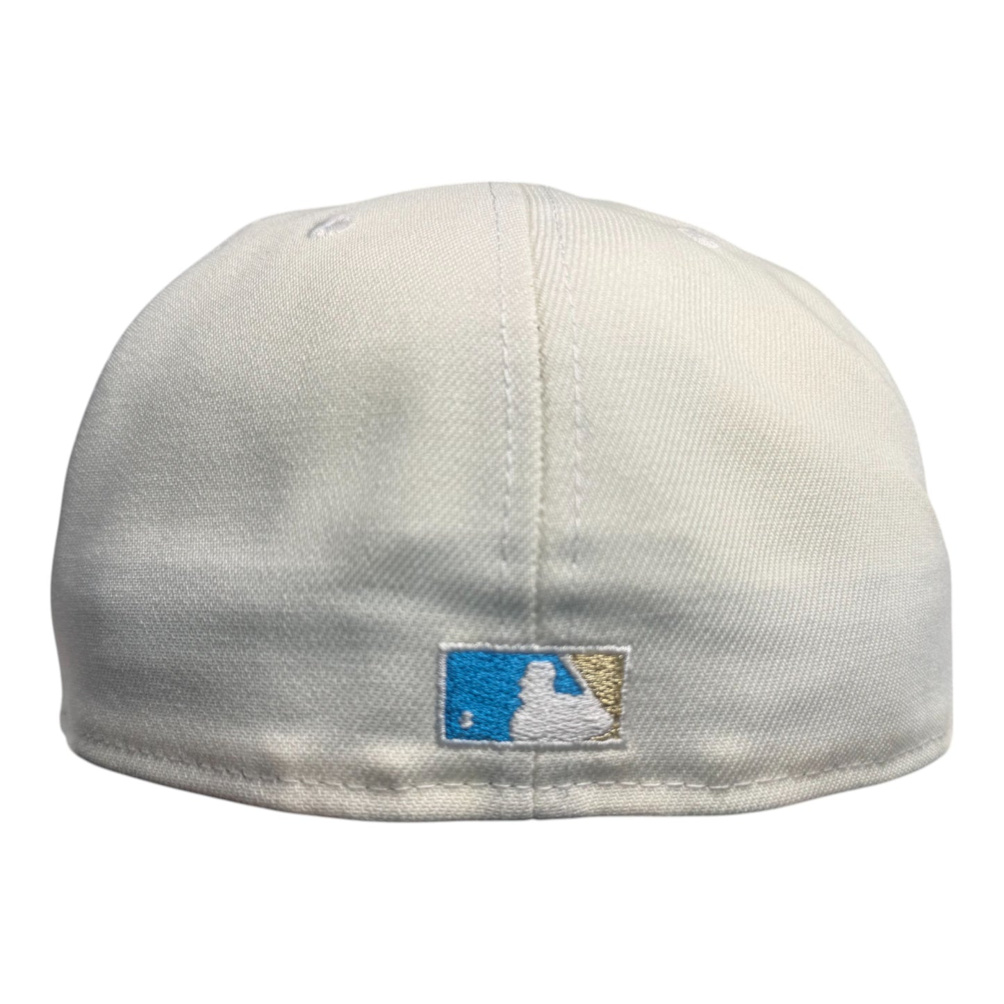 Angels Ivory/Khaki Metallic 50th Anniversary New Era 59Fifty Fitted Hat
