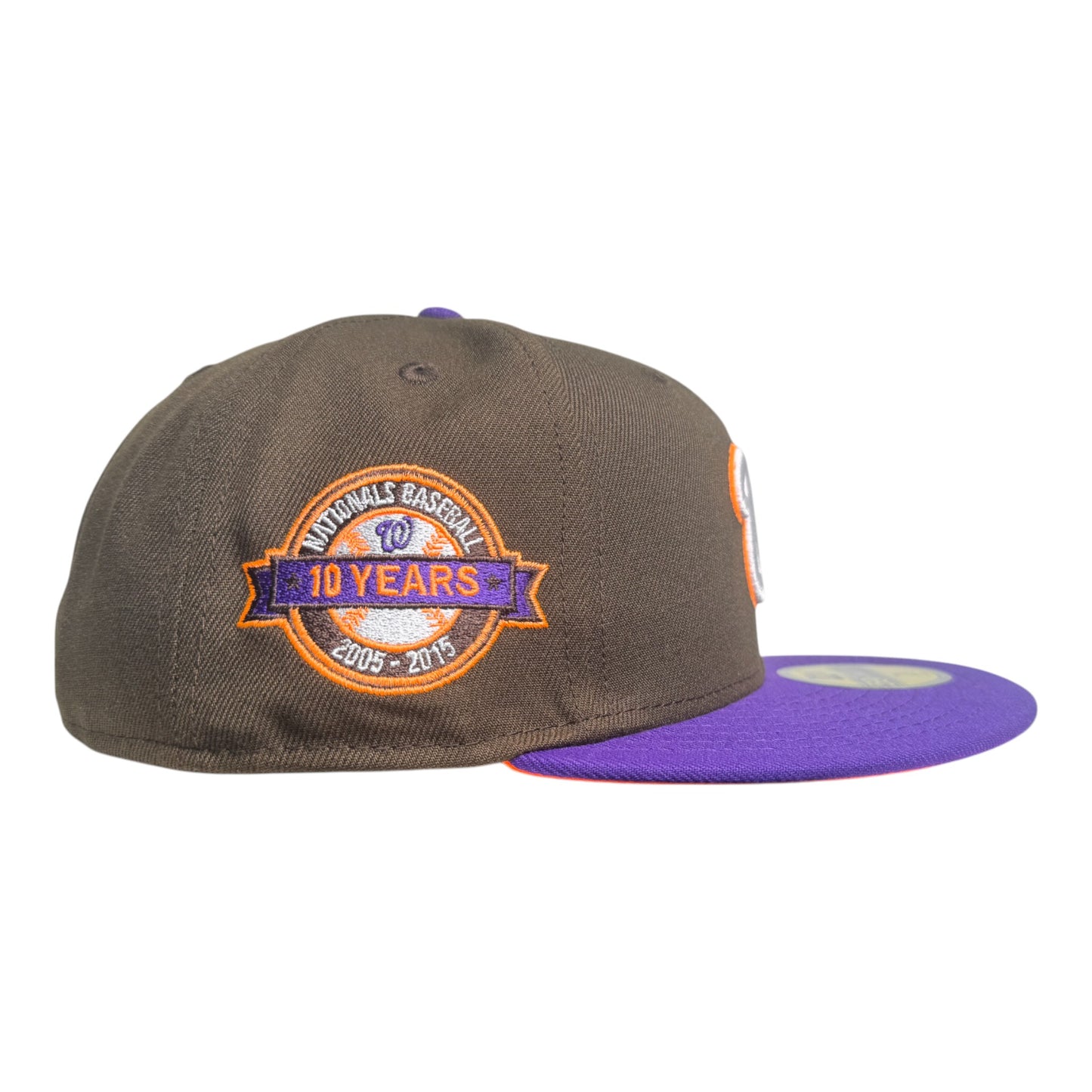 Washington Nationals 10 YEAR ANNIVERSARY Exclusive New Era 59Fifty Fitted Hat