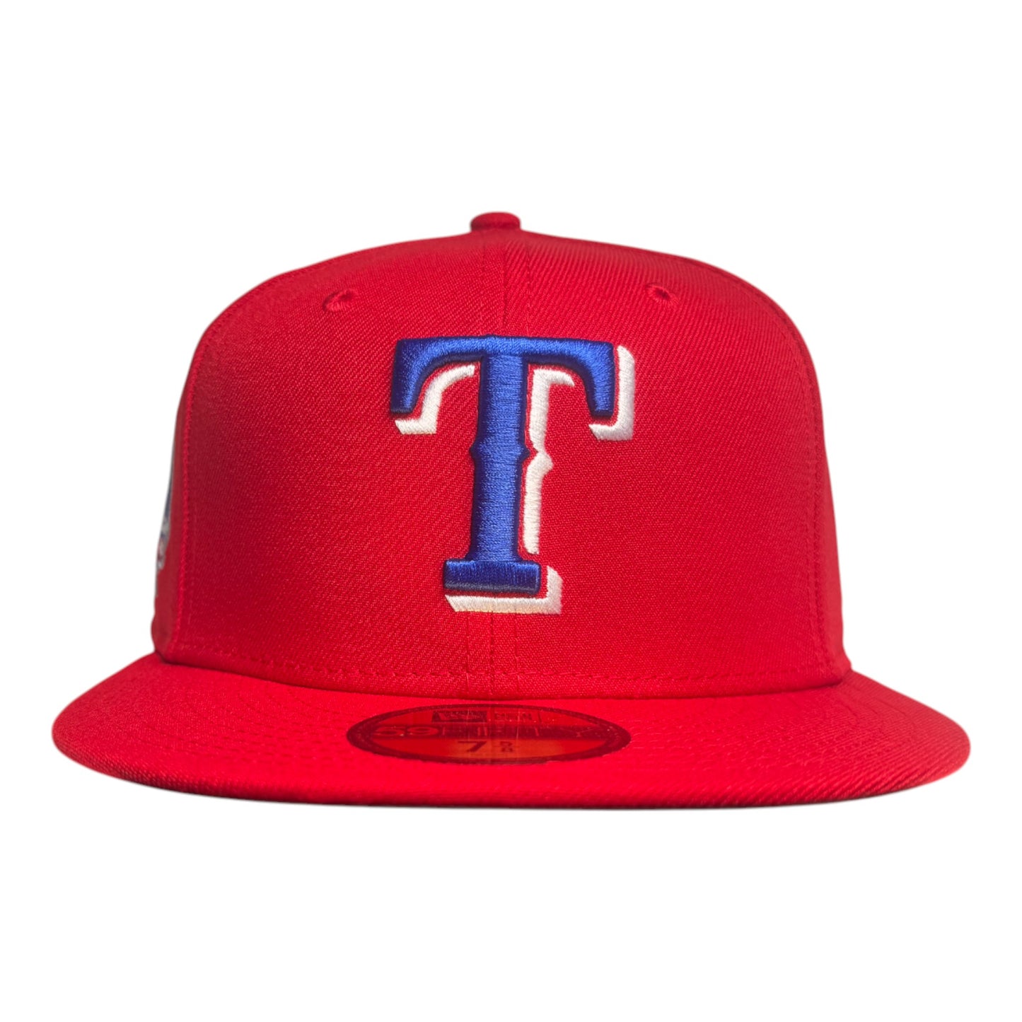 Texas Rangers 40th Anniversary Red New Era Fitted Hats
