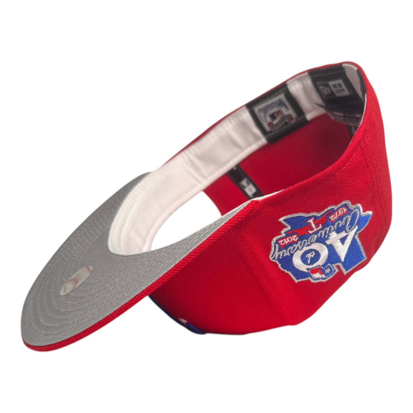 Texas Rangers 40th Anniversary Red New Era Fitted Hats