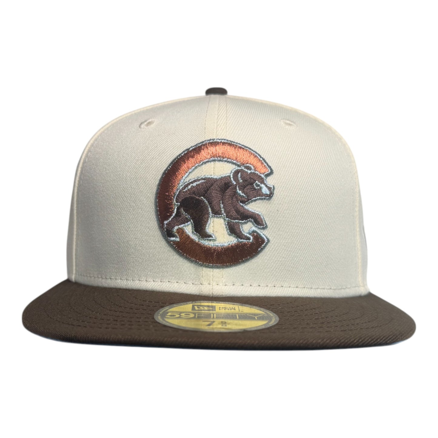 Chicago Cubs 2016 World Series Off White Walnut Visor New Era Fitted Hats