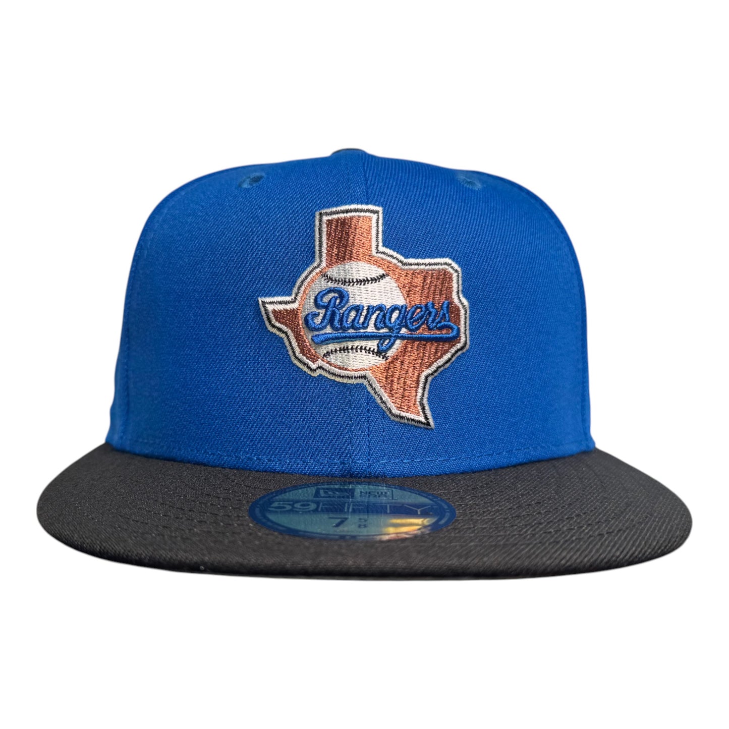 Texas Rangers Arlington Stadium Azure Copper Two Tone Edition New Era 59Fifty Fitted Hat