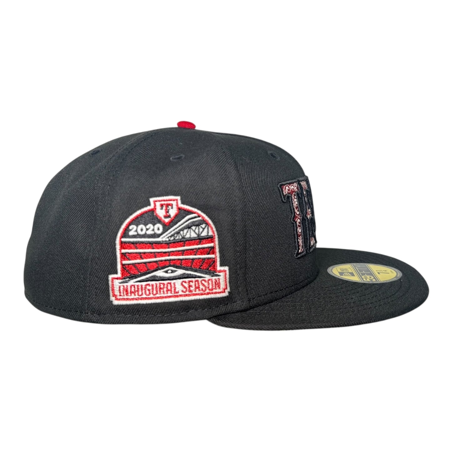 Texas "Tejas" Rangers NewEra 59Fifty Fitted Hat - Black