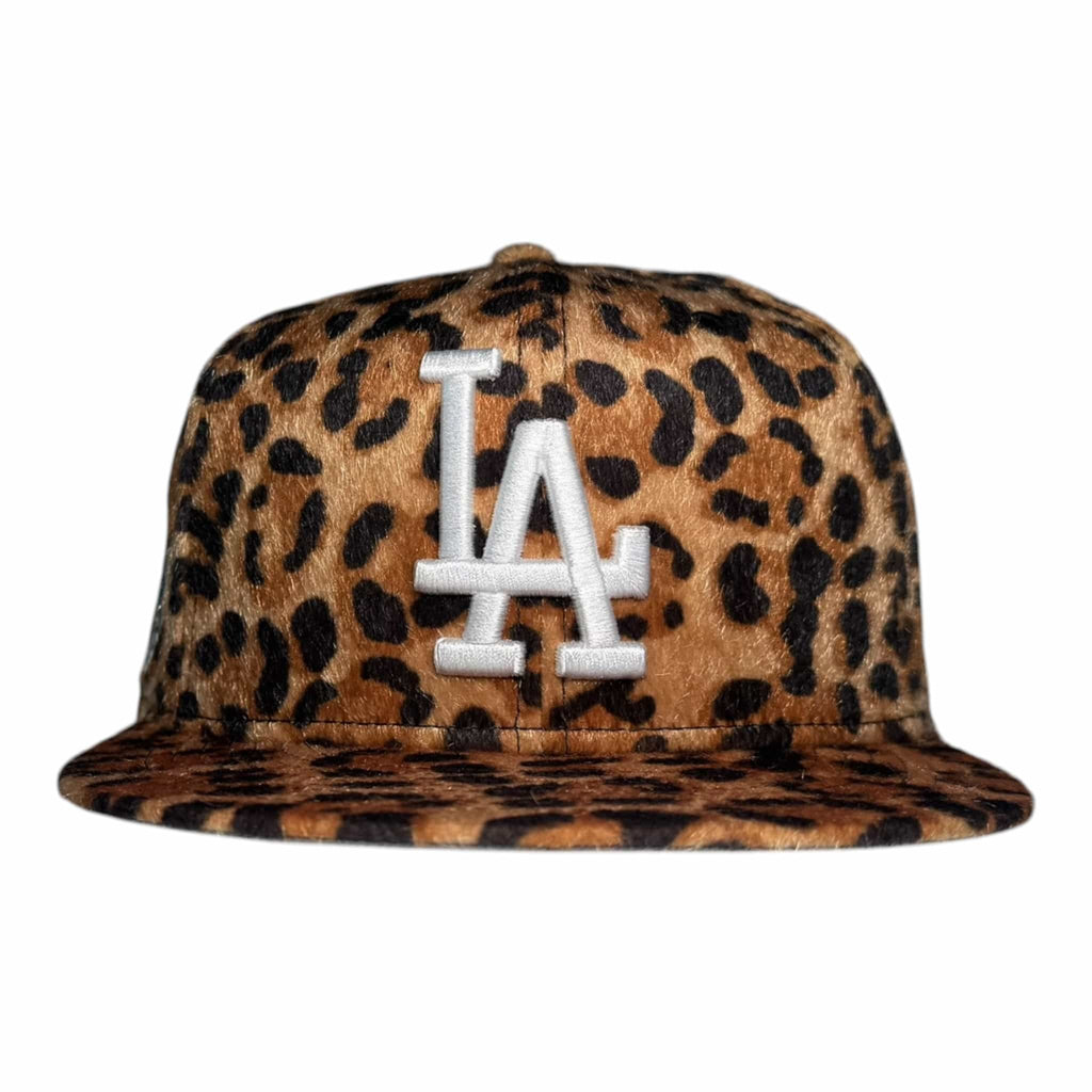 The Hat Wall New Era Los Angeles Dodgers  “Safari” Hat Club @capra.nyc 59Fifty Fitted Hat