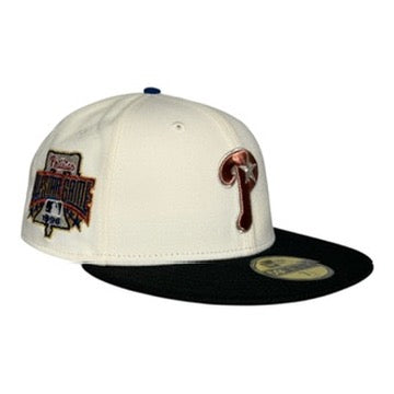 Philadelphia Phillies 1996 All Star Game Chrome White/Black New Era 59Fifty Fitted Hat
